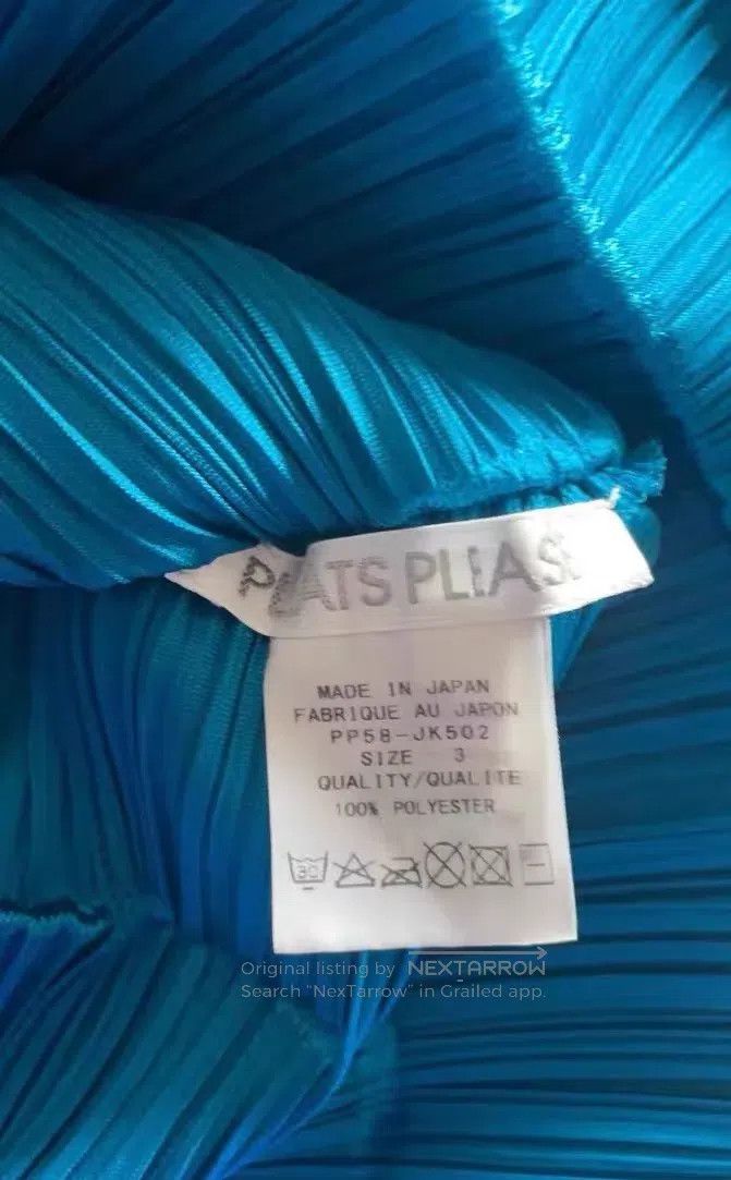 Issey Miyake Issey Miyake Blue Long Sleeve Size L / US 10 / IT 46 - 4 Thumbnail
