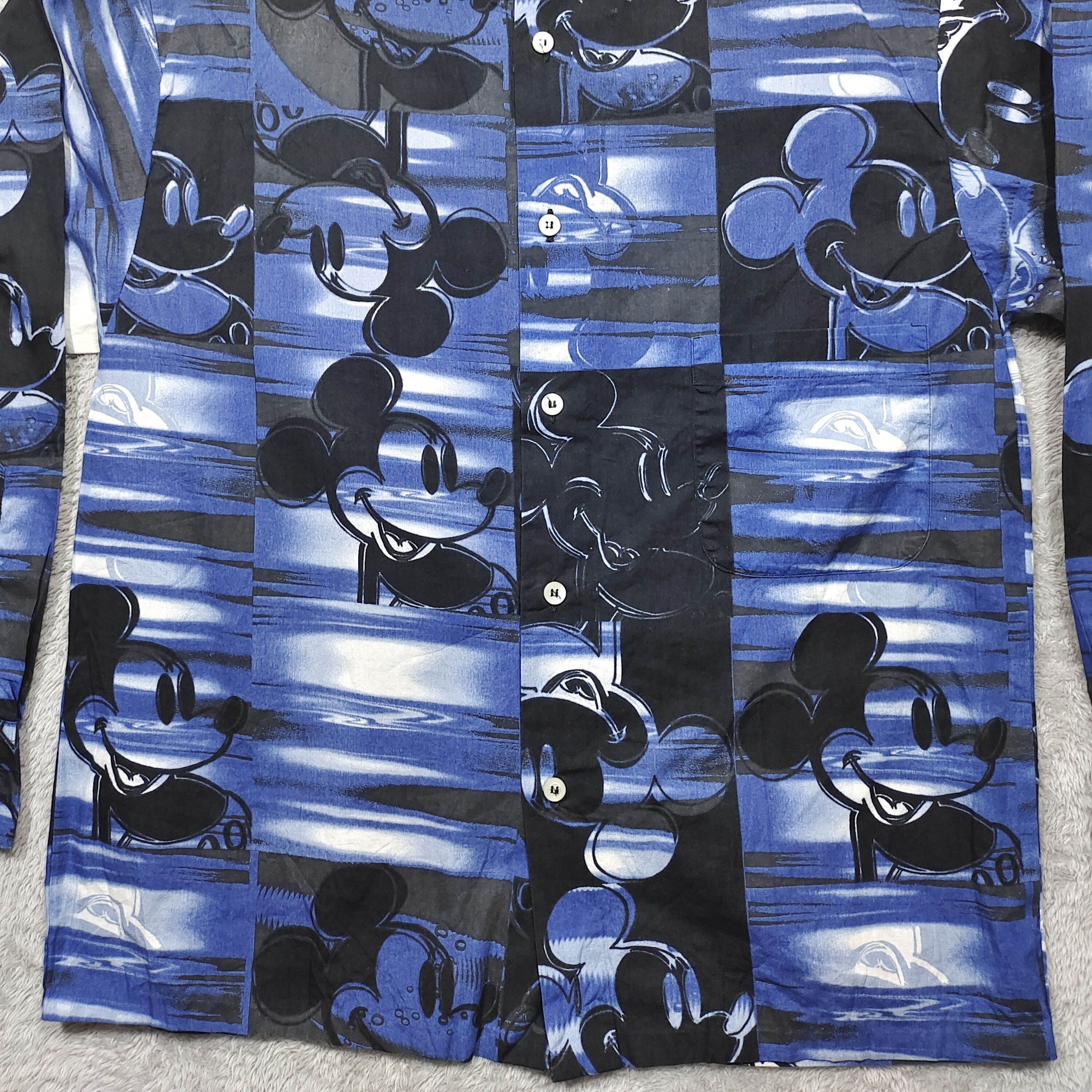 Iceberg ICEBERG MICKEY MOUSE LONG SLEEVE BUTTON UP Size US L / EU 52-54 / 3 - 6 Thumbnail