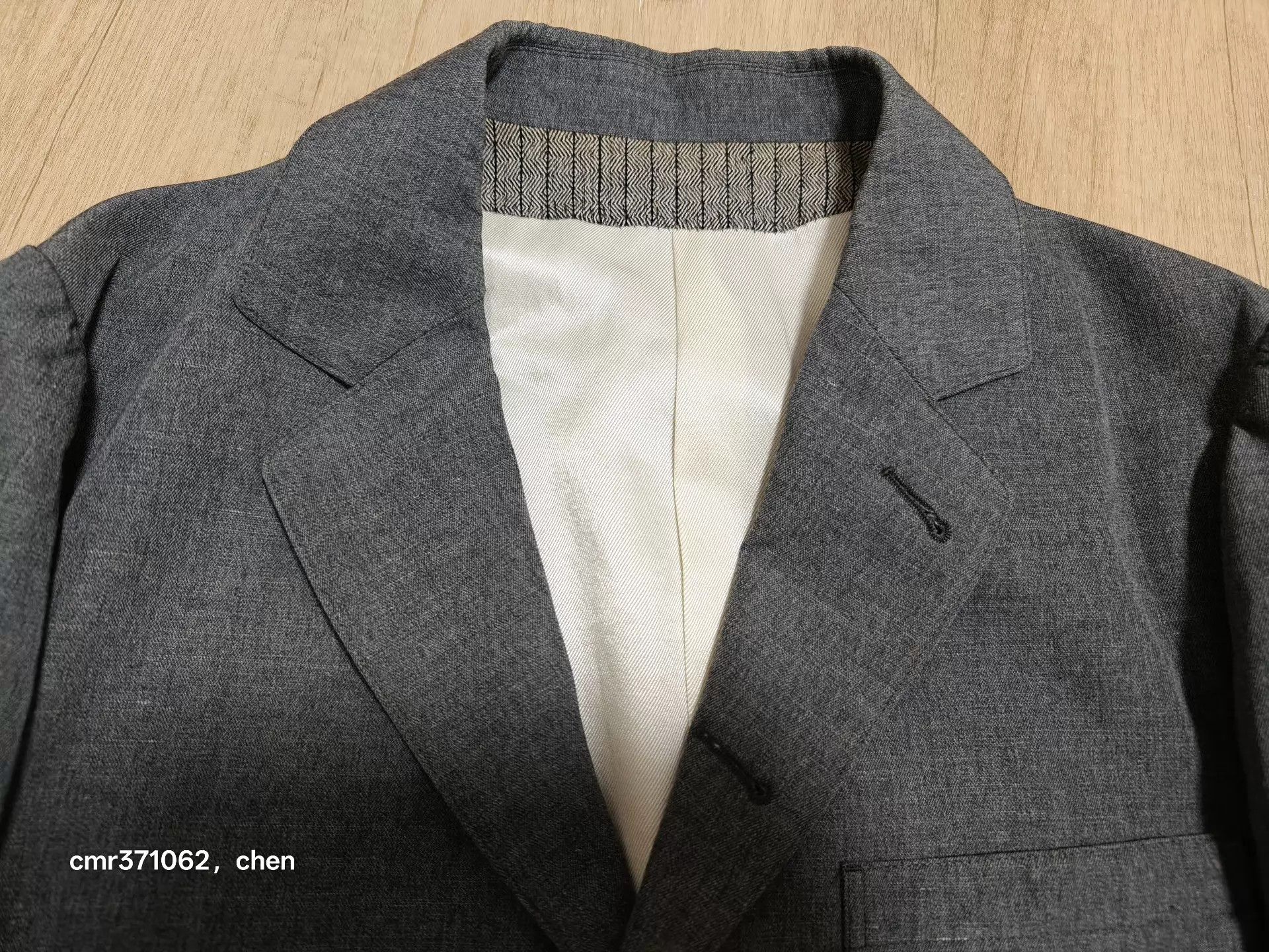 Visvim visvim 20aw kiva blazer grey 3 (w/l) 95 new wool-linen blend Size US L / EU 52-54 / 3 - 2 Thumbnail
