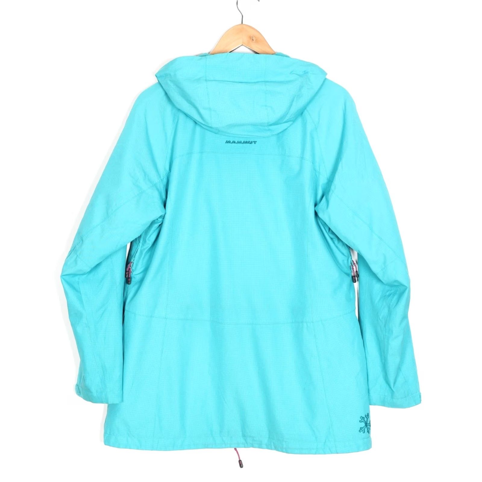 Mammut MAMMUT Ski Jacket Women Hooded Waterproof Insulated L Blue MJ6099 (Regular) Size L / US 10 / IT 46 - 3 Thumbnail