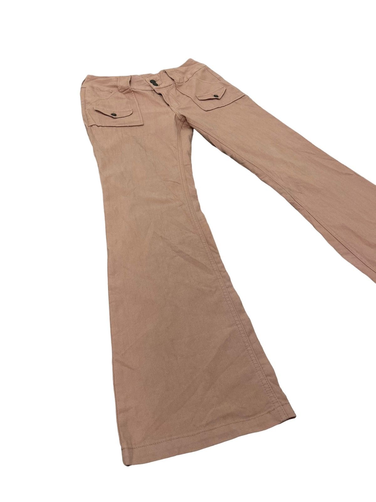 image of Hysteric Glamour Flare Jeans Unknown Brand Stretch Slim Boot Cut 77 in Pink, Men's (Size 29)