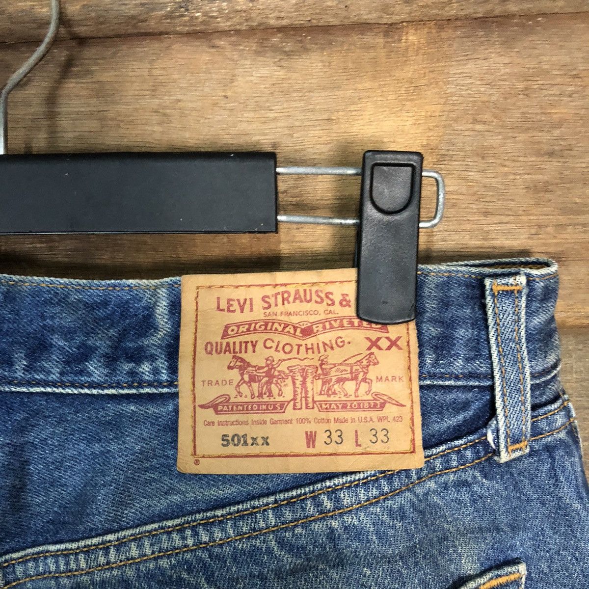 Levi's Levis Stauss & Co 501 Distressed Denim Pants #7325 Size US 32 / EU 48 - 16 Thumbnail