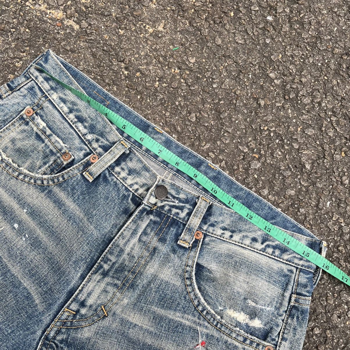 Hysteric Glamour Distressed Denim Thrashed Punk RNA Sweats & Bloods Jeans Size US 30 / EU 46 - 6 Thumbnail