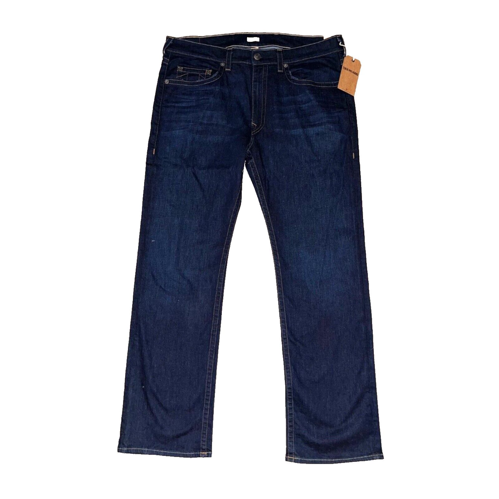 True Religion True Religion Ricky Straight Jeans Wanted Man Dark 42x34 Size US 42 / EU 58 - 6 Thumbnail
