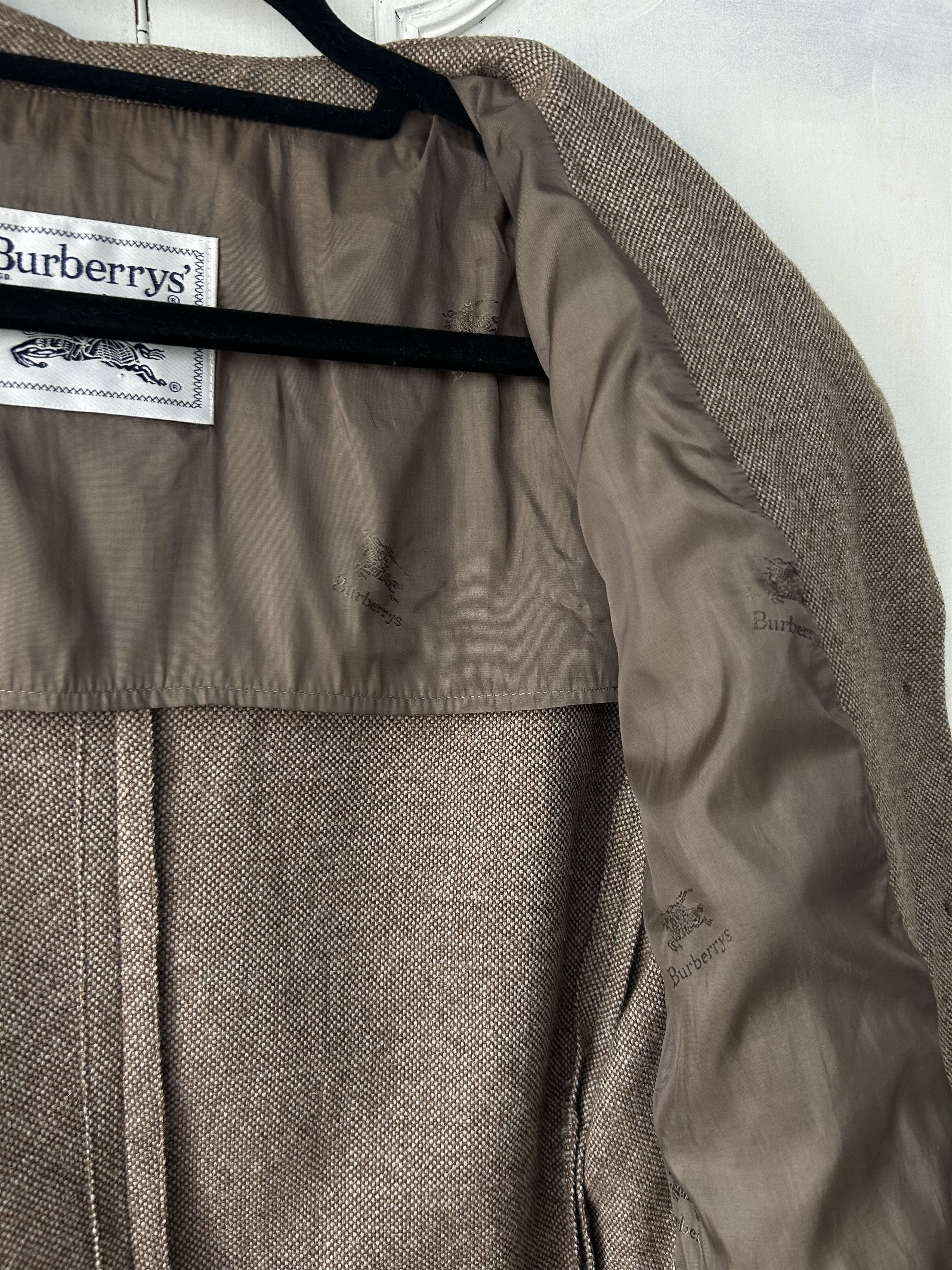Burberry Burberry Vintage Wool Blazer Size 48S - 6 Thumbnail