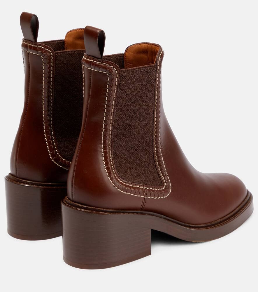 Chloe o1loc1c1024 Mallo Ankle Boots Brown Size US 9 / IT 39 - 2 Thumbnail