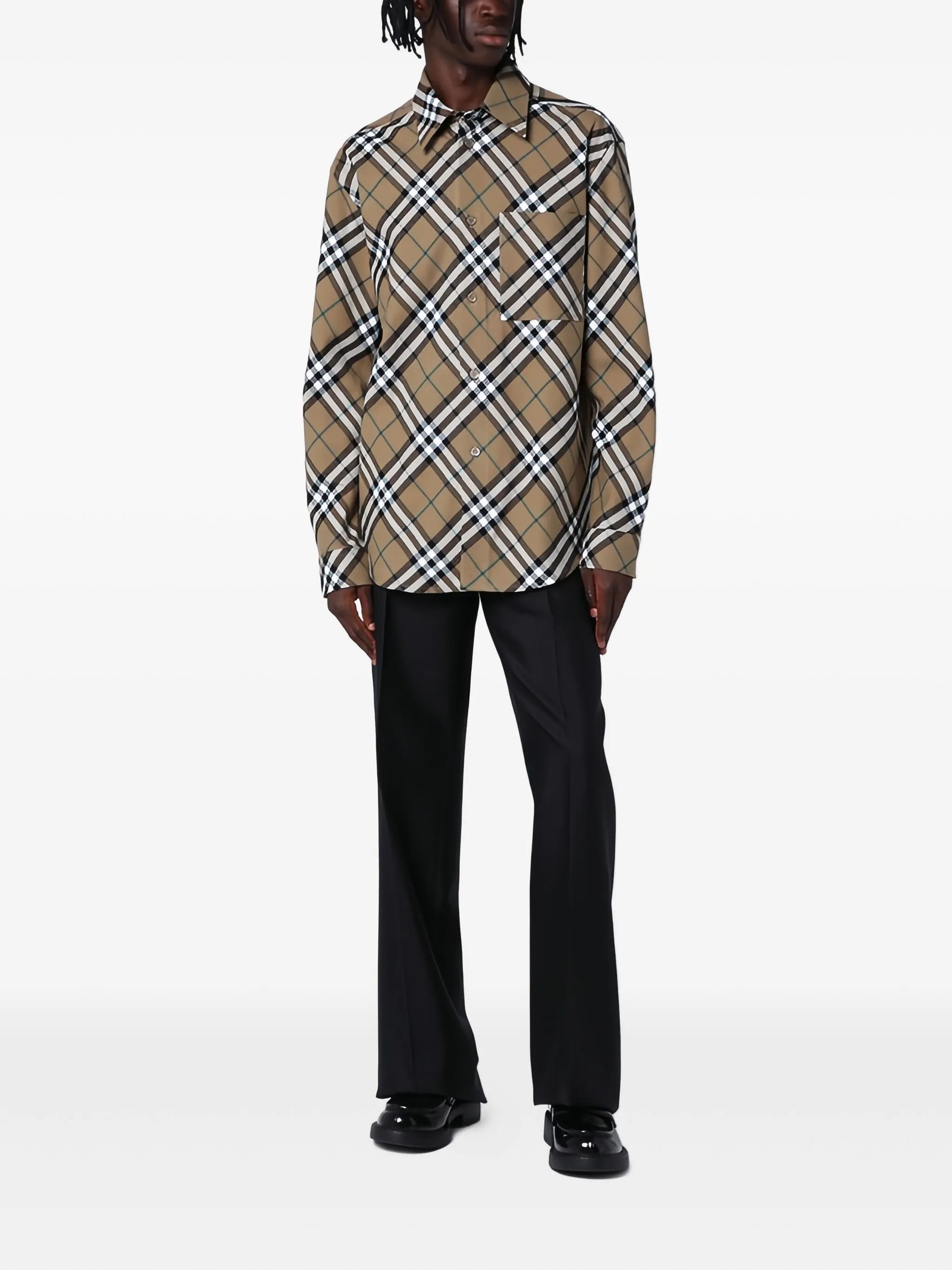 Burberry o1y0426 Patterned Shirt in Multicolor Size US XL / EU 56 / 4 - 2 Thumbnail
