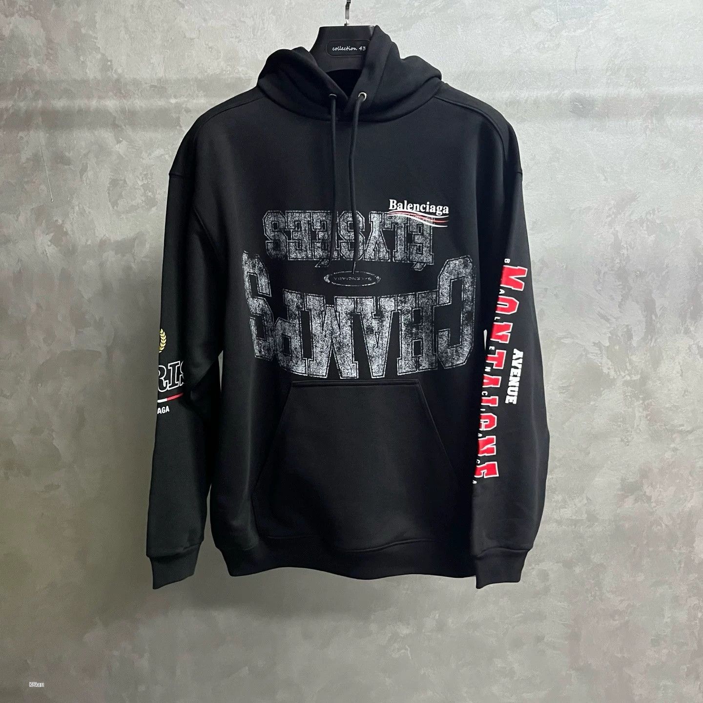 Balenciaga Balenciaga 25 Black Hooded Letter Sweatshirt Size US M / EU 48-50 / 2 - 1 Thumbnail