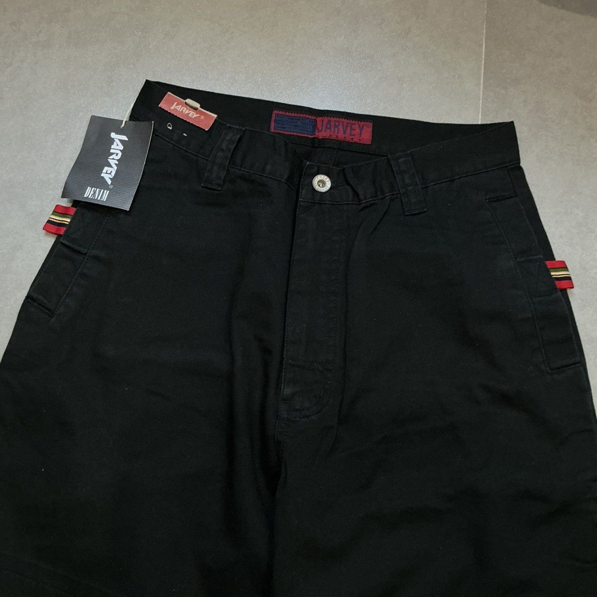 Other 90s Vintage Jarvey Black Skateboard Cargo Work Pants NWT Size 30" / US 8 / IT 44 - 8 Thumbnail