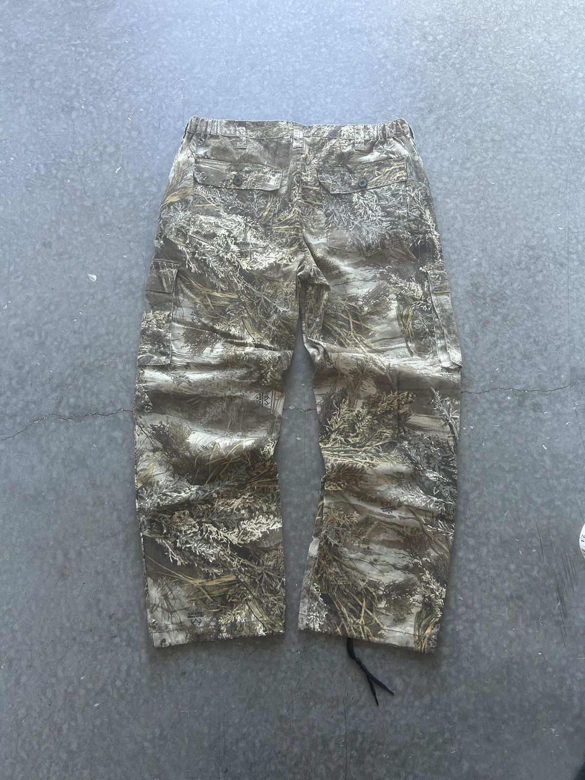 Japanese Brand × Mossy Oaks × Vintage Vintage Y2K Mossy Oak Camo Cargo Pants Baggy Fit Size US 36 / EU 52 - 7 Thumbnail