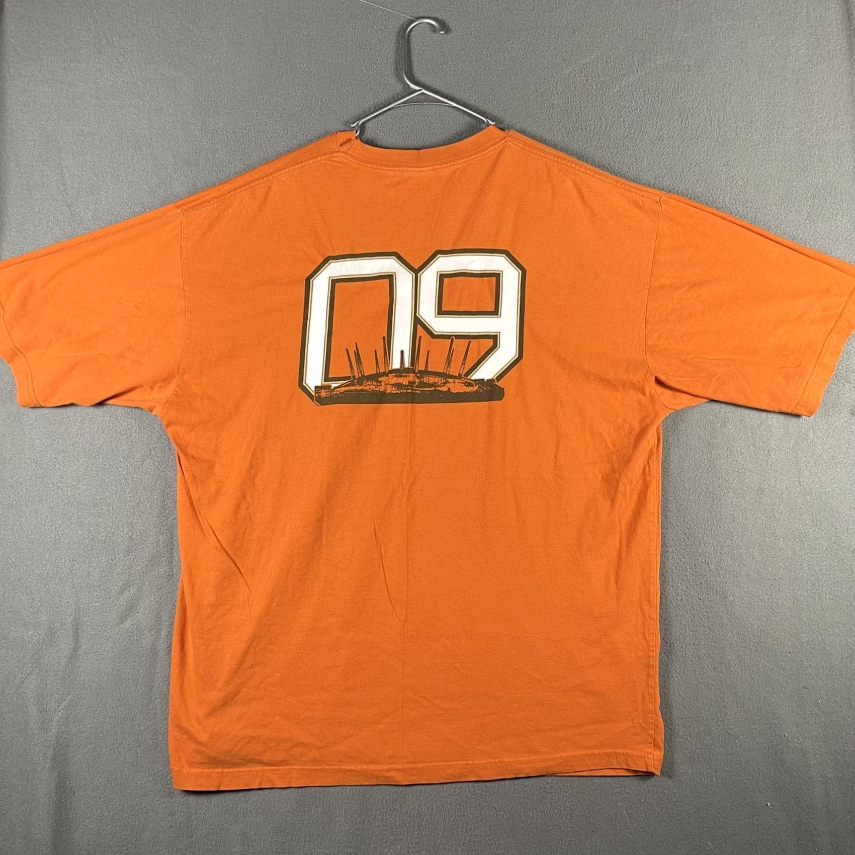 Akademiks Akademiks Shirt Mens 3XL Orange Zero-Nine Builders Society Graphic Tee Urban Size US XXL / EU 58 / 5 - 2 Thumbnail