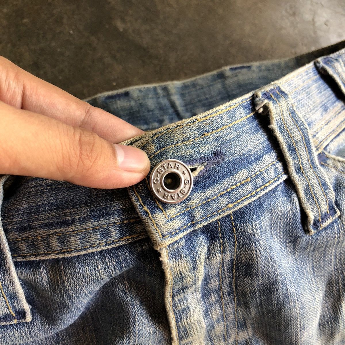 G-Star Vintage G-Star Raw Flare double Knee L Style 🍒 Size US 34 / EU 50 - 6 Thumbnail