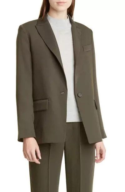 Vince VINCE Boyfriend Blazer In Deep Laurel. Size 8. New with Tags Size M / US 6-8 / IT 42-44 - 1 Thumbnail