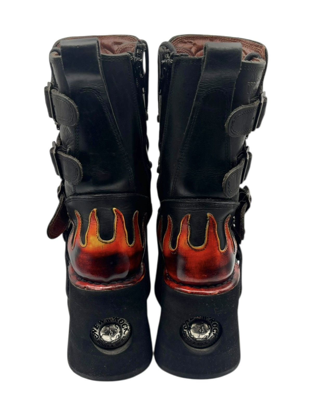 New Rock Vintage New Rock flame neptuno platform boots Size 38 Size US 8 / IT 38 - 3 Thumbnail