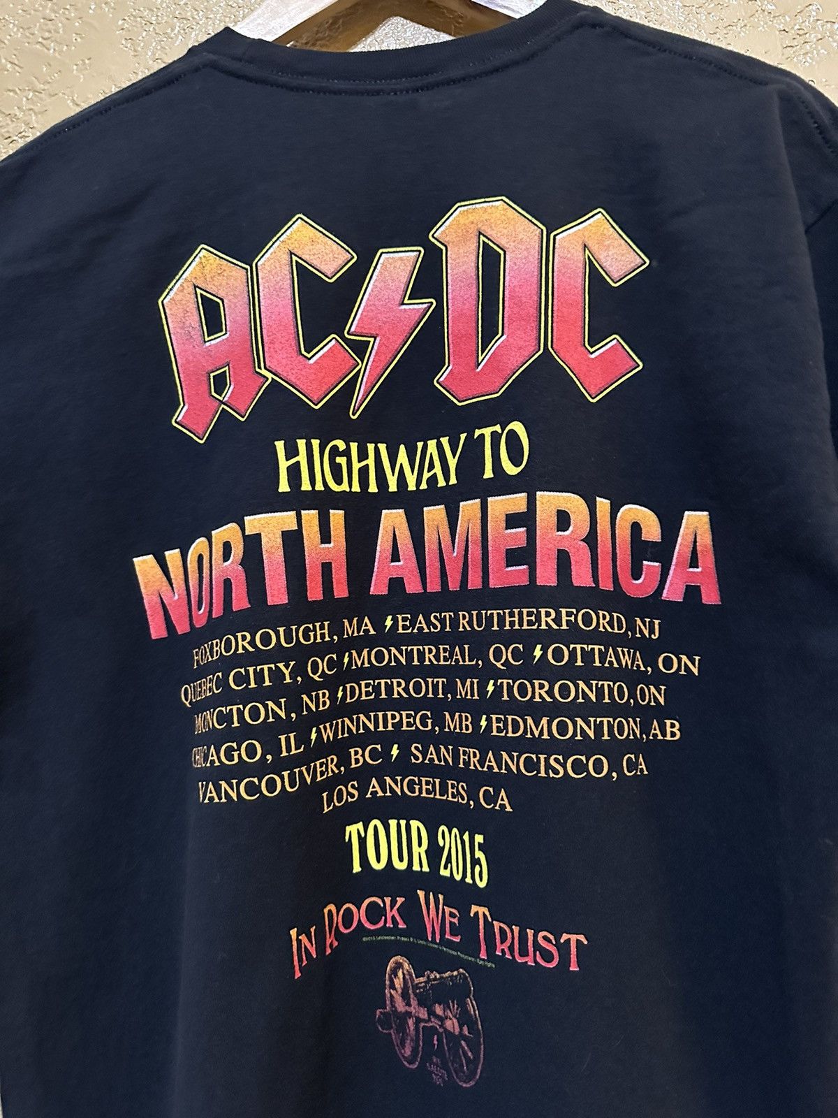 AC/DC × Band Tees AC/DC Rock Or Bust North America Tour Tee Size US XL / EU 56 / 4 - 4 Thumbnail