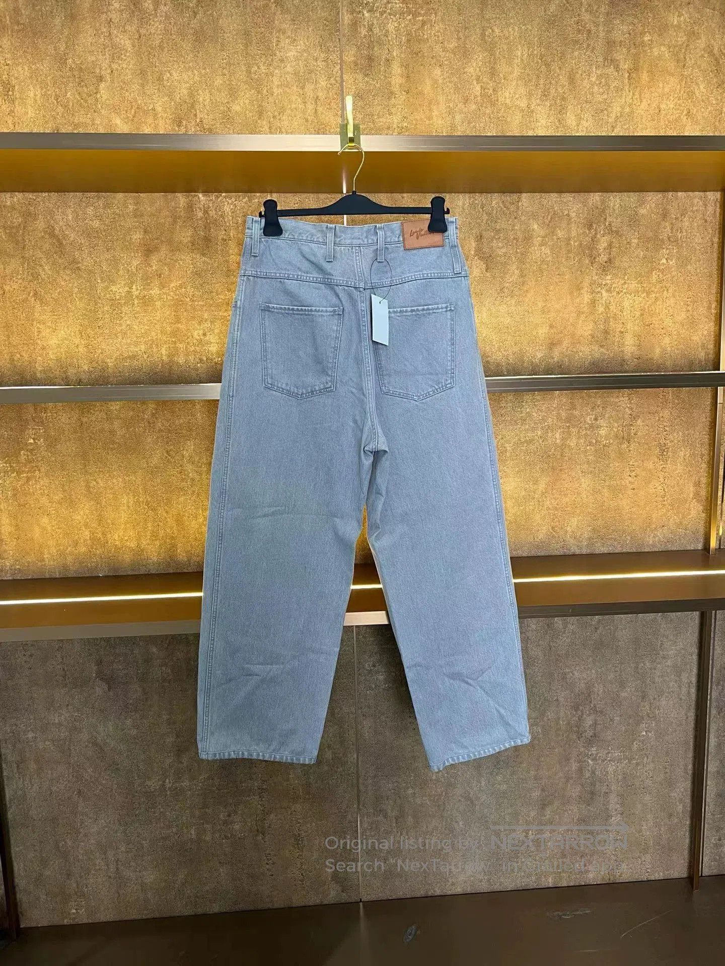Louis Vuitton LV Cement Gray Baggy Jeans. Size US 32 / EU 48 - 2 Thumbnail
