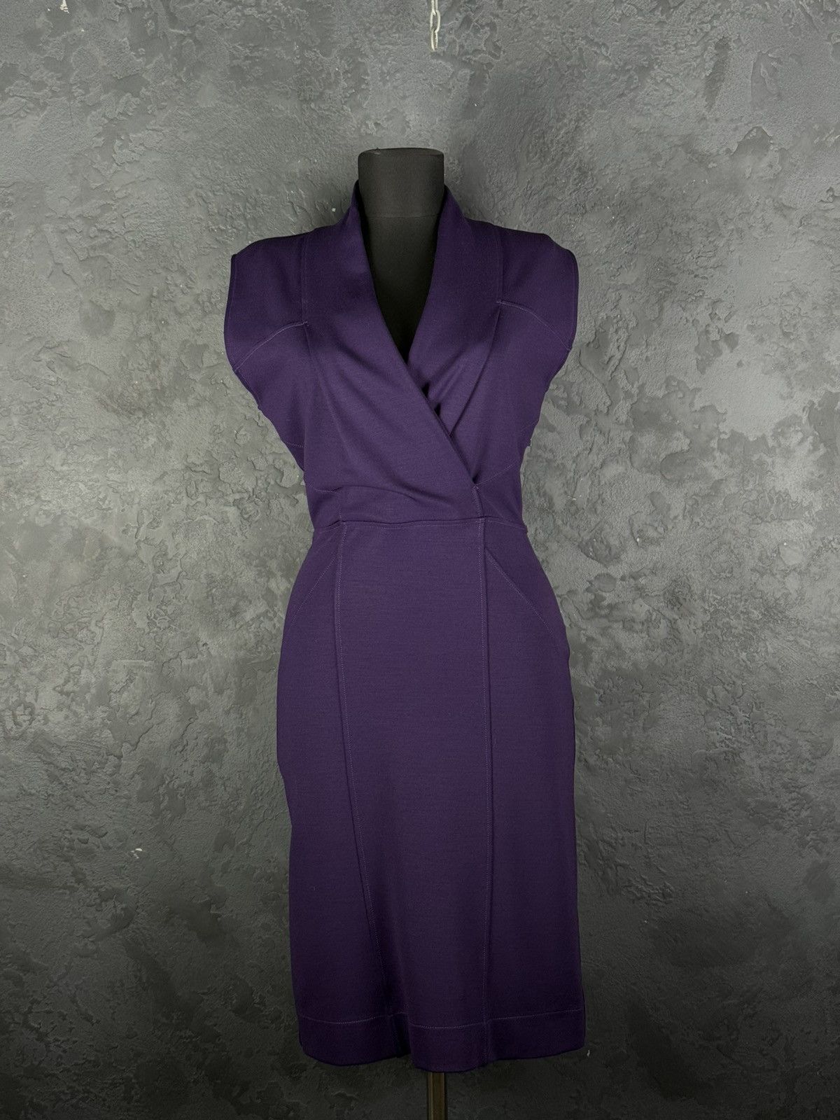 Gucci Gucci Vintage Women’s Purple Sleeveless Sheath Dress Size L Size L / US 10 / IT 46 - 1 Thumbnail