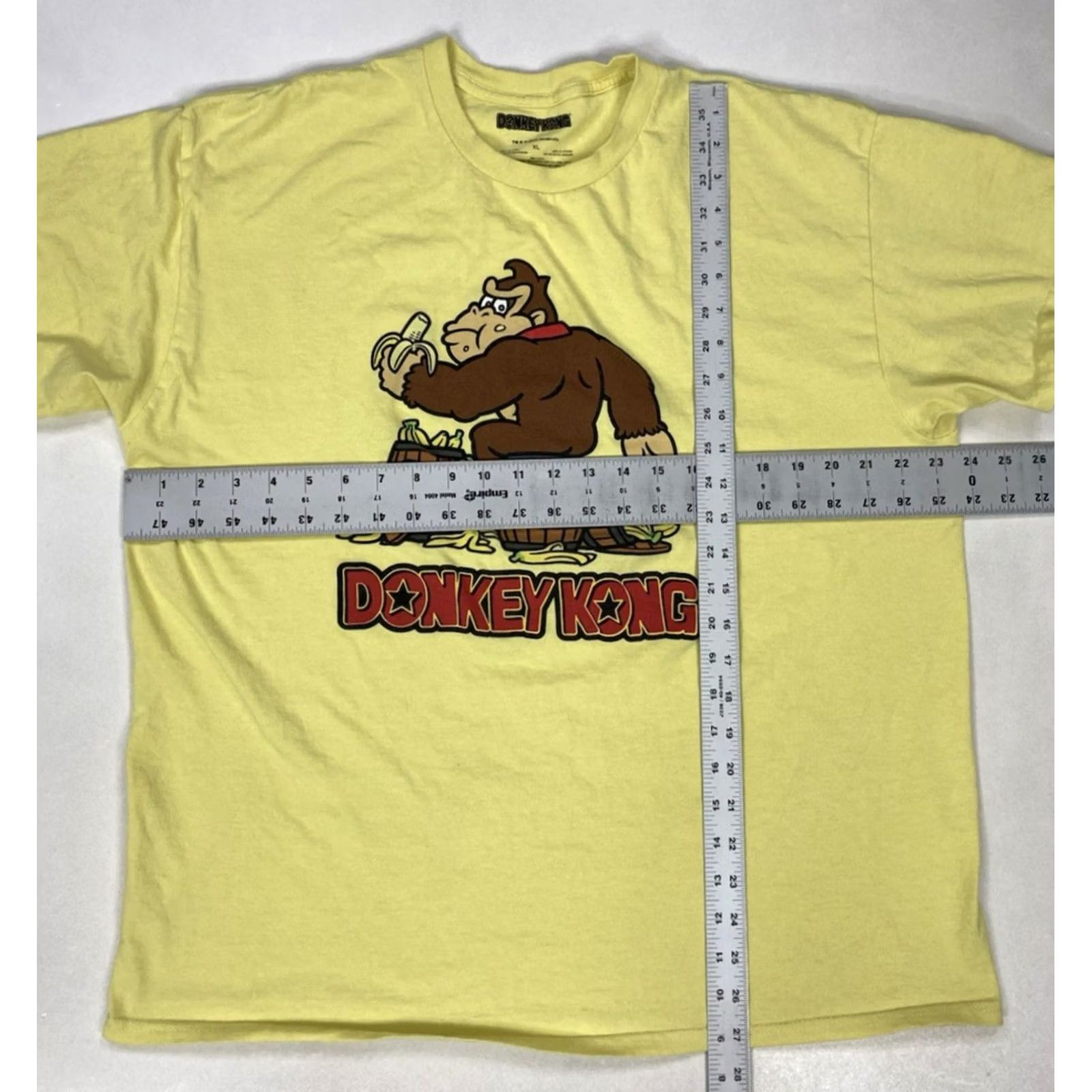 Nintendo VINTAGE Nintendo Donkey Kong Retro Graphic Shirt Men XL Yellow Short Sleeve Size US XL / EU 56 / 4 - 5 Thumbnail