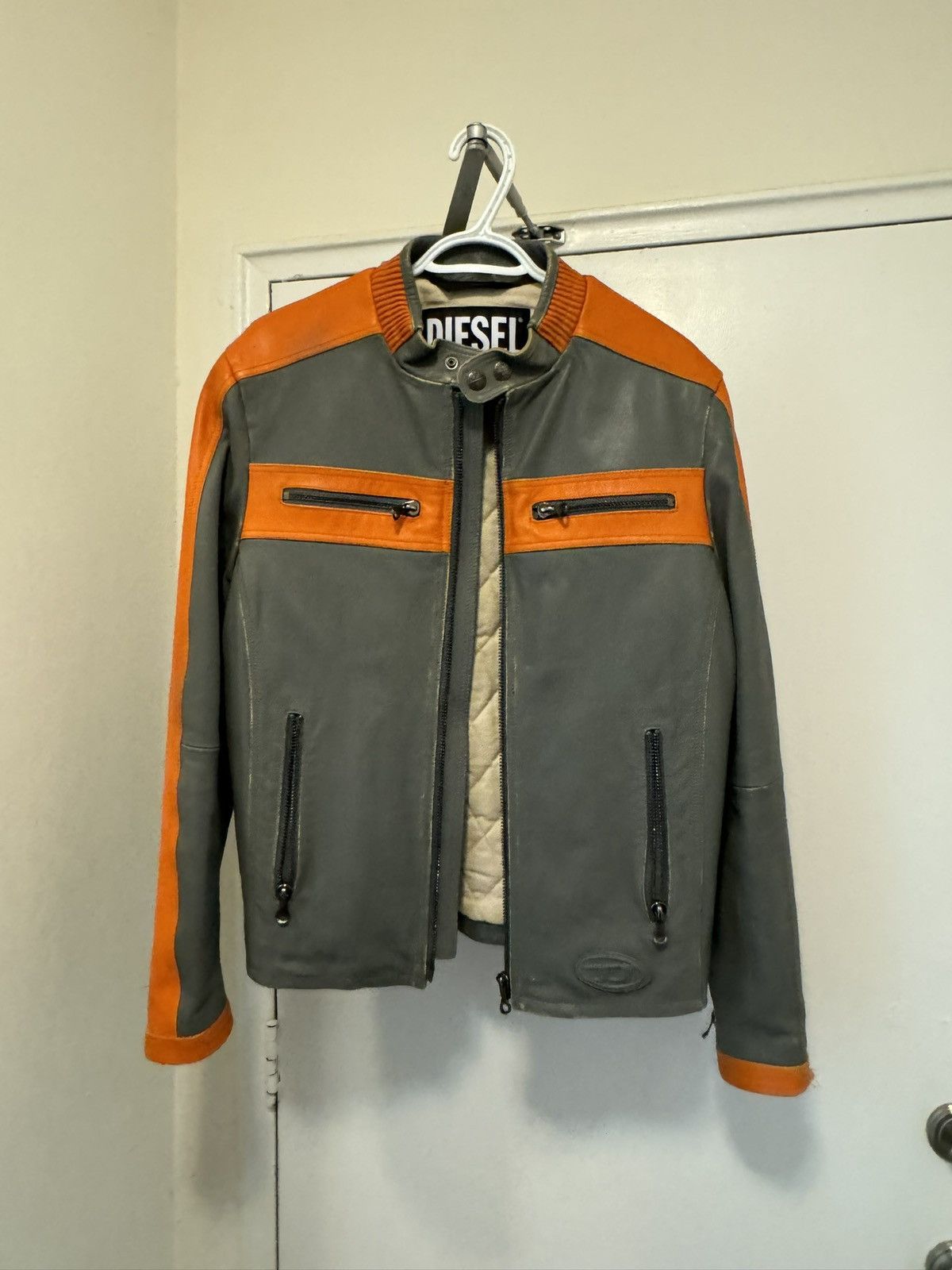 Diesel Diesel Archive Cafe Racer Leather Jacket Size US L / EU 52-54 / 3 - 1 Thumbnail