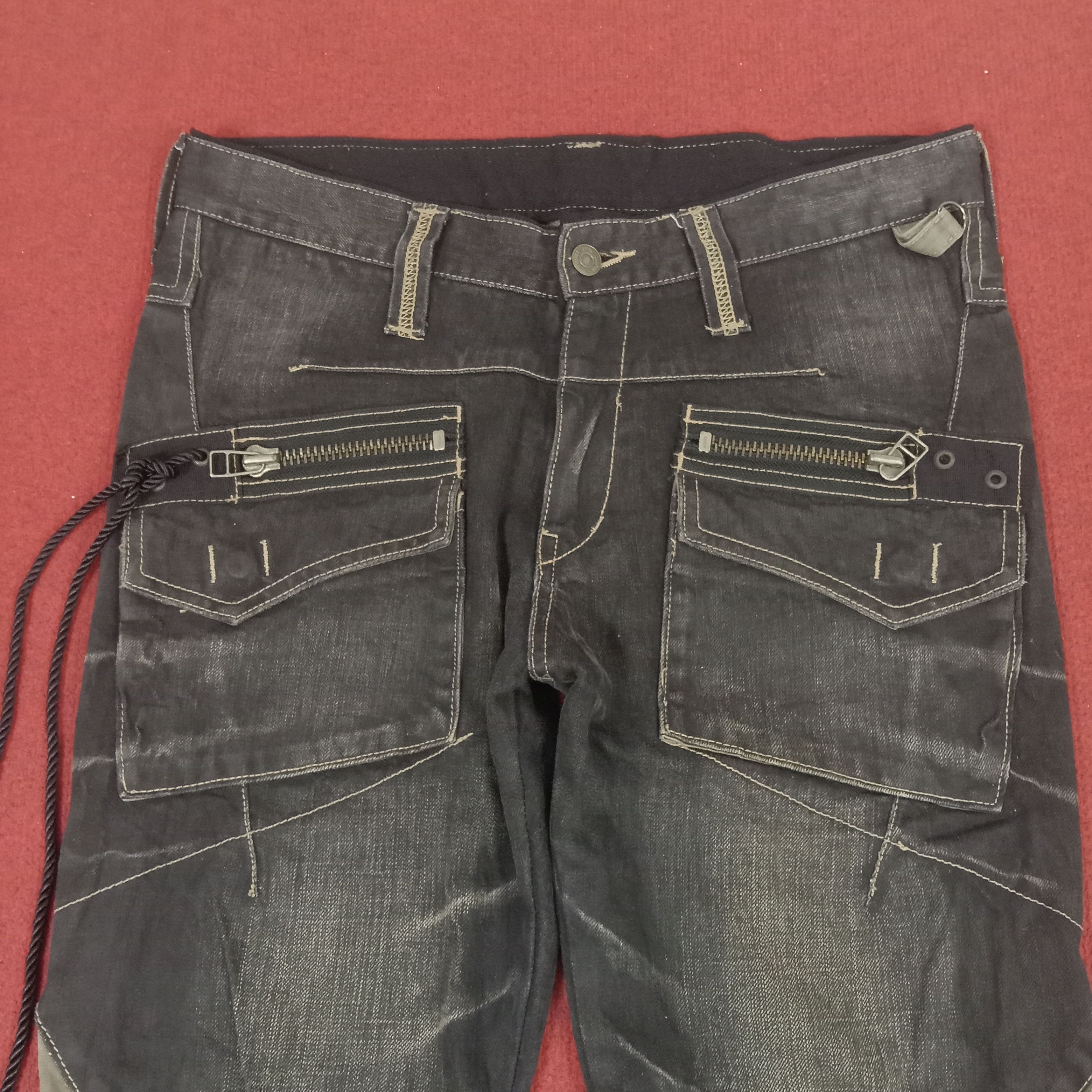 PPFM PPFM Japanese Streetwear Rock Punk Style Jeans Pants Size US 32 / EU 48 - 2 Thumbnail
