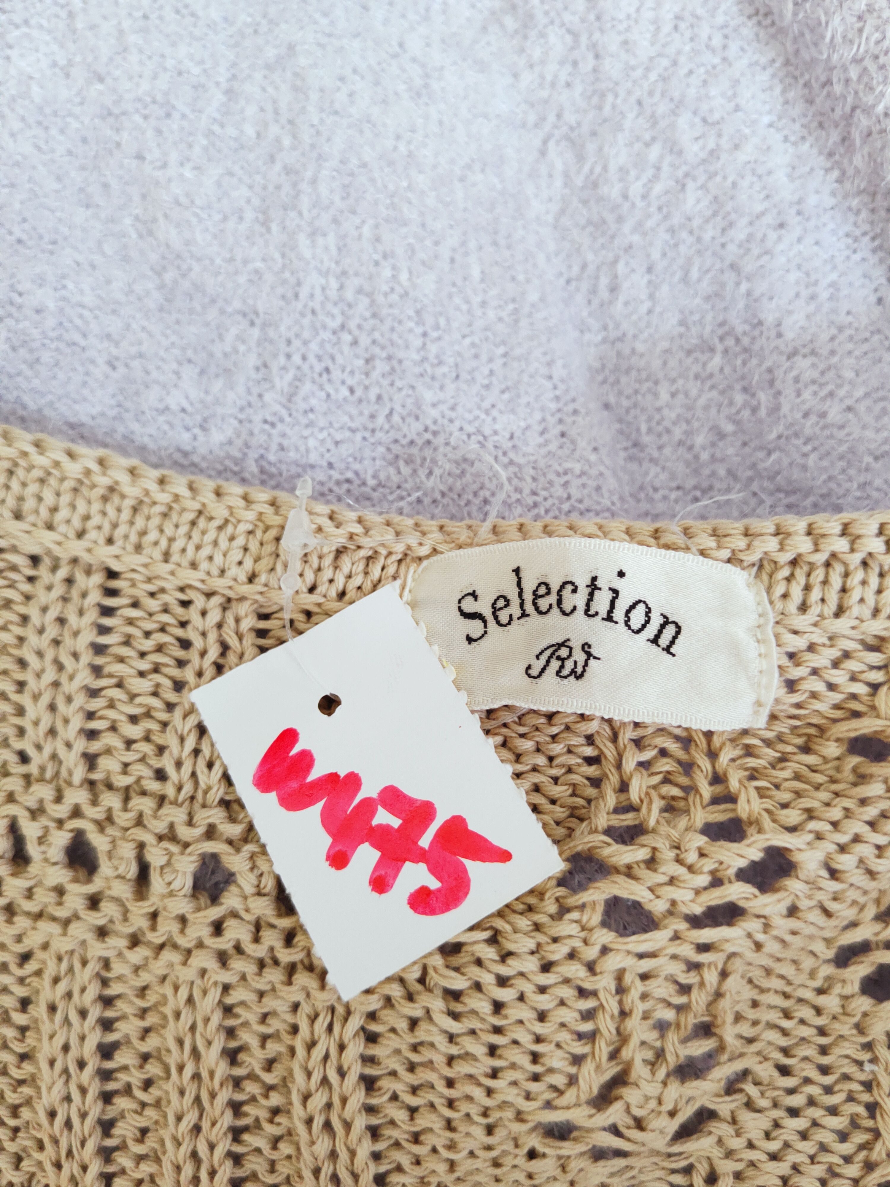 Japanese Brand × Vintage Selection RJ Brown Mesh Net Knitwear Long Cardigan #W475 Size M / US 6-8 / IT 42-44 - 11 Thumbnail