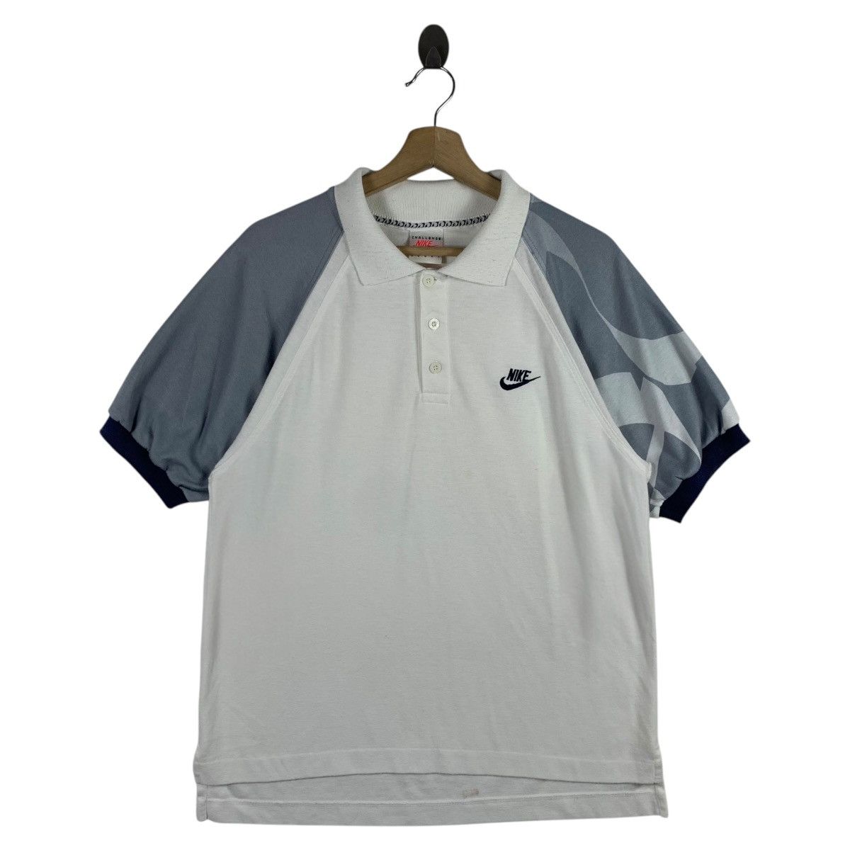 Vintage NIKE lchallenge court polo tee