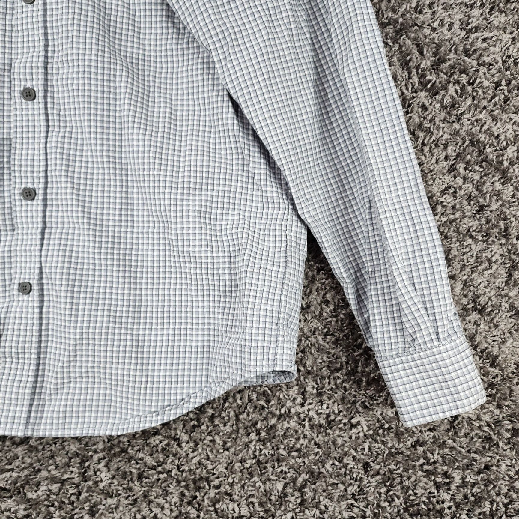 Vintage COLUMBIA Mens Gray Plaid Long Sleeve Button-Up Size M Size US M / EU 48-50 / 2 - 2 Thumbnail