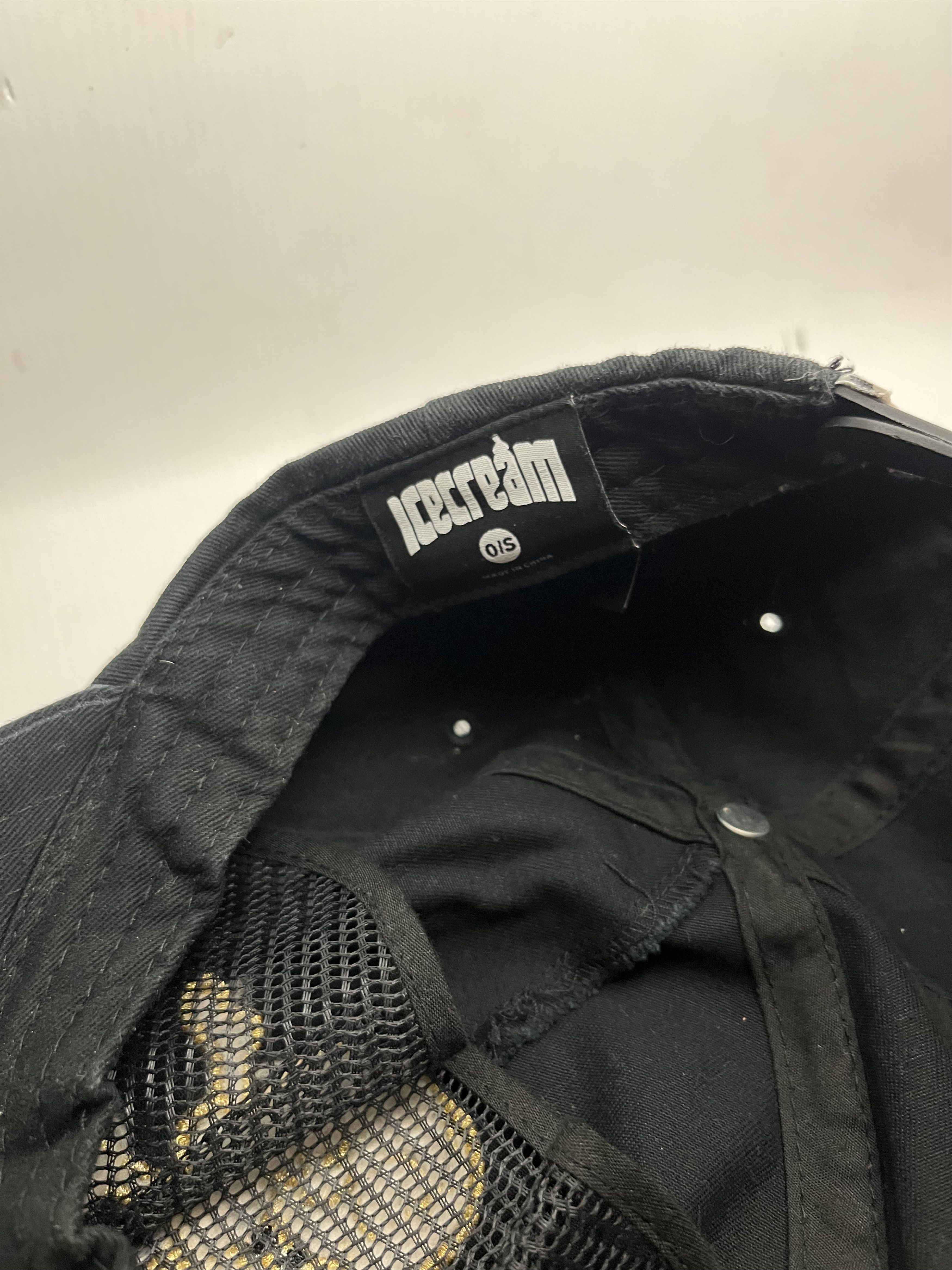 Icecream IceCream Skull Cone Logo Cap Black Size ONE SIZE - 3 Thumbnail