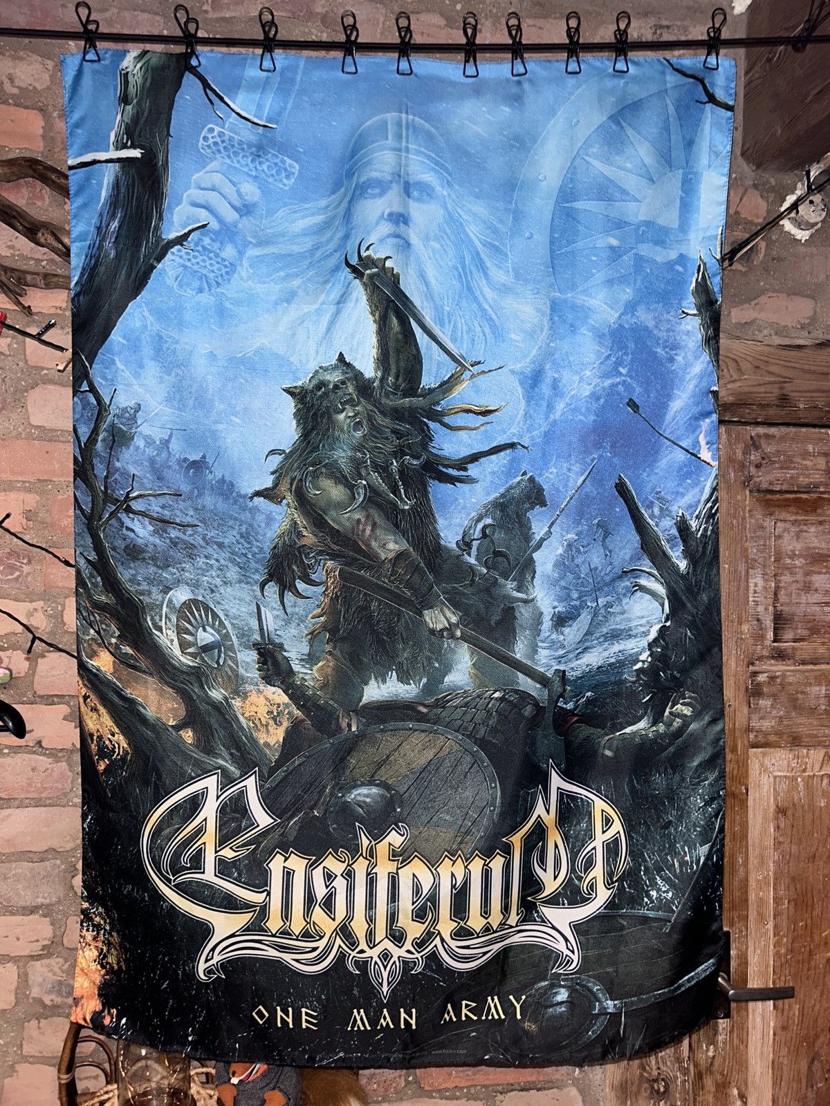 Band Tees Ensiferum Finnish Folk Metal One Man Army 2014 Band Poster Size ONE SIZE - 1 Thumbnail