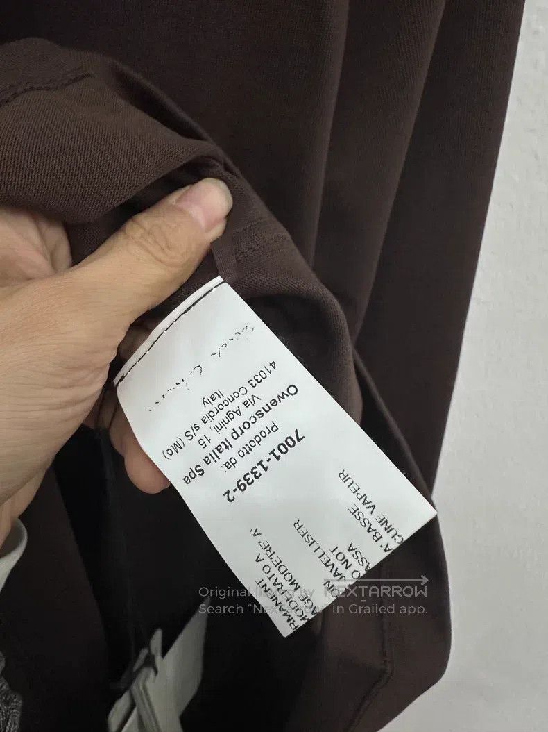 Rick Owens RICK OWENS Brown hooded sweatshirt Size US S / EU 44-46 / 1 - 6 Thumbnail