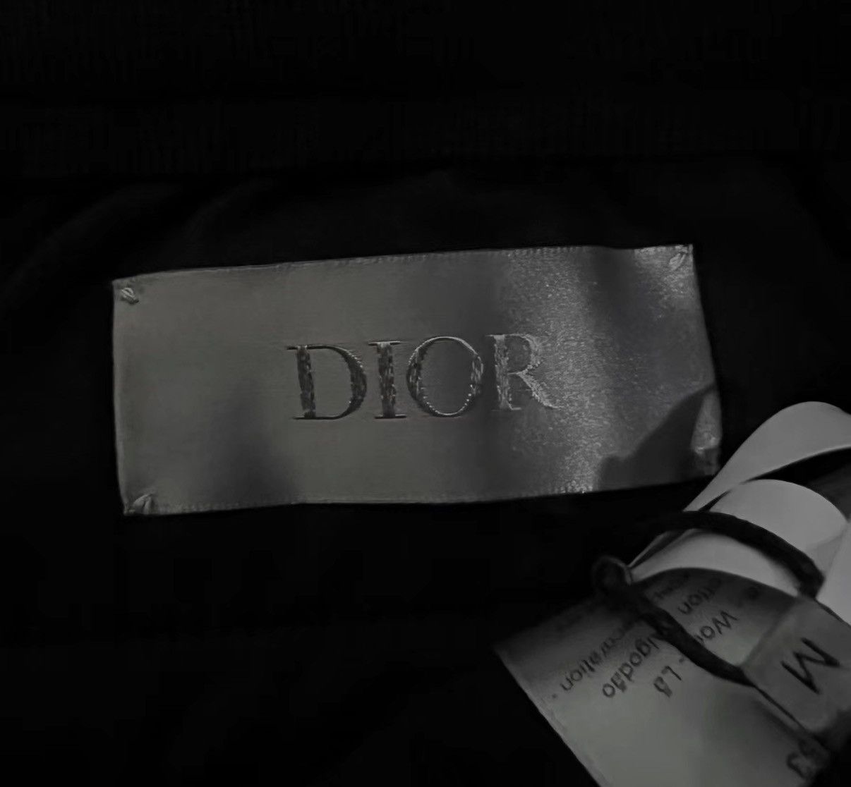Dior Dior Navy Embroidered Logo Trousers J41 Size 27" / US 4 / IT 40 - 3 Thumbnail