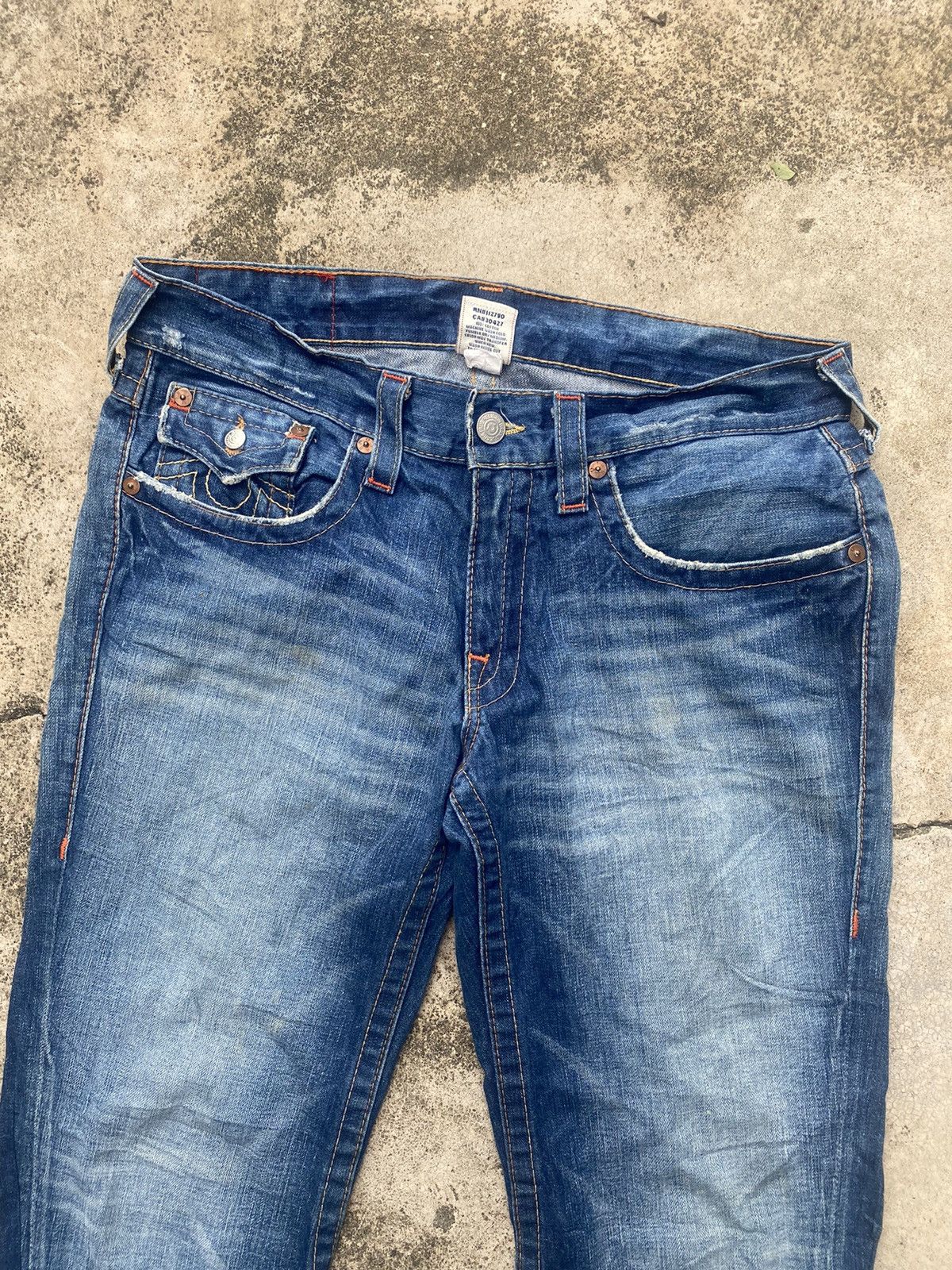 If Six Was Nine × Japanese Brand × True Religion True Religion Straight Cut Jeans Size US 37 - 2 Thumbnail