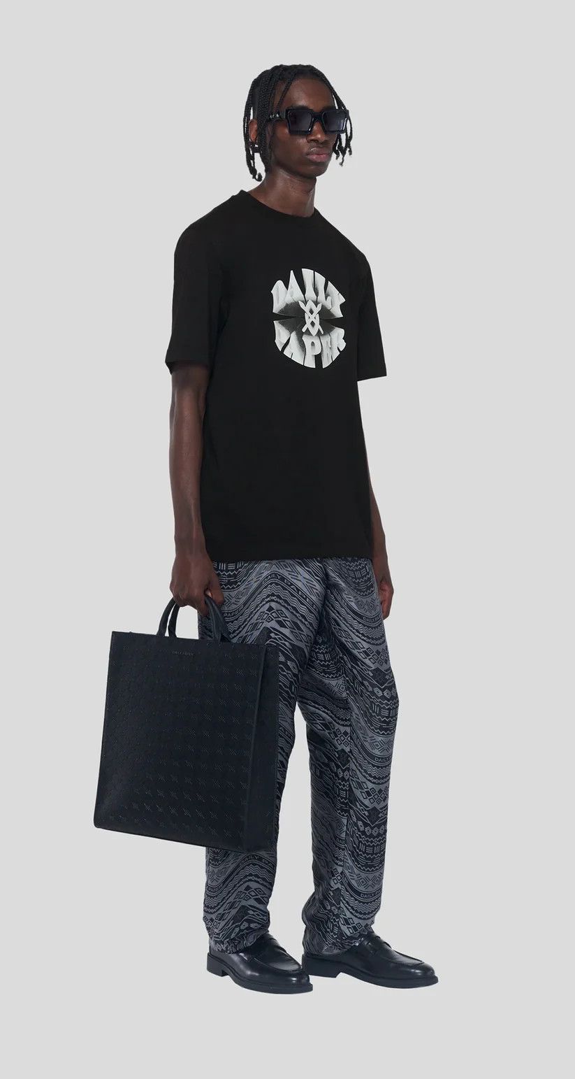 Daily Paper Daily Paper Mens Panit Logo T-Shirt in Black Sz L Size US L / EU 52-54 / 3 - 3 Thumbnail