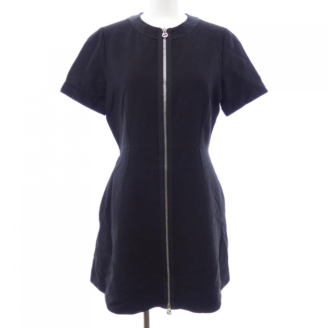 Gucci Gucci Gucci 697441 ZAJG6 Silk Blend Dress Textile Dresses 697441 ZAJG6 DUTY FREE for USA Size ONE SIZE - 1 Thumbnail