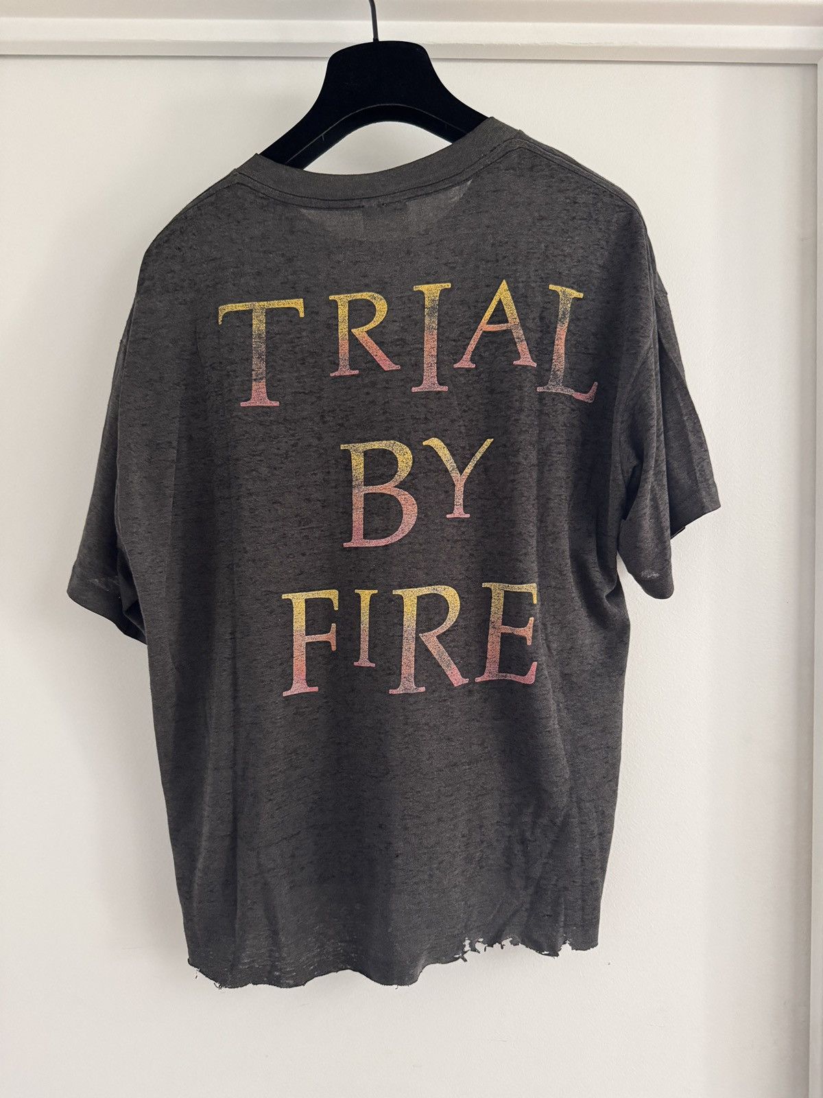 Band Tees *RARE* 1988 80s VINTAGE THRASHED TESTAMENT TRIAL BY FIRE Size US XL / EU 56 / 4 - 8 Thumbnail