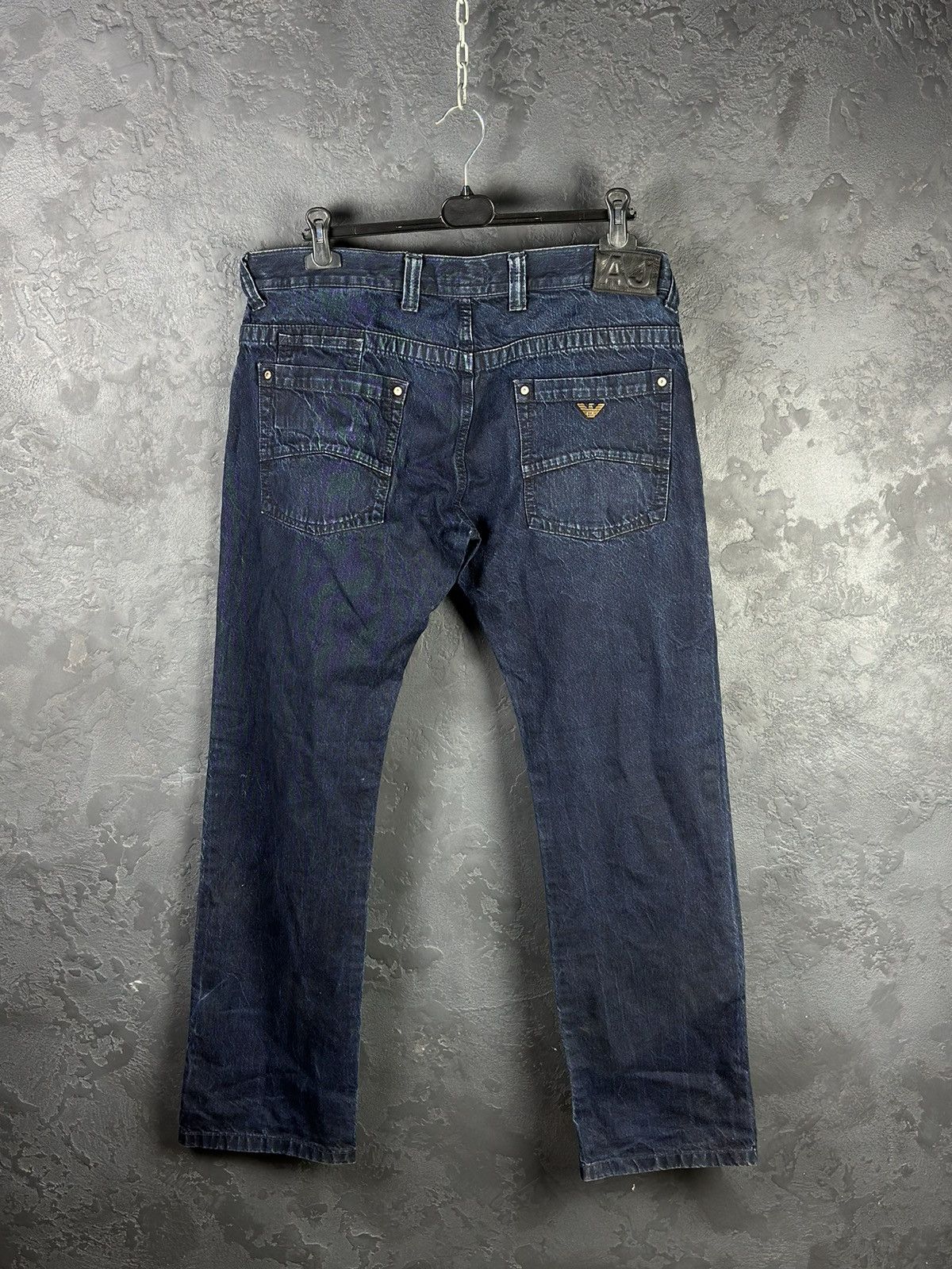 Armani × Japanese Brand Vintage Armani Jeans Japanese Distressed Jeans Size US 36 / EU 52 - 3 Thumbnail