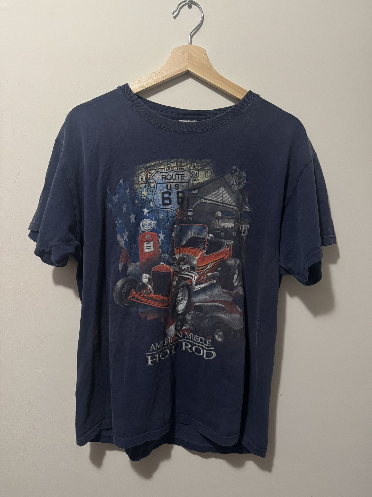 Fruit Of The Loom Hotrod Route 66 Tee Size US L / EU 52-54 / 3 - 2 Thumbnail