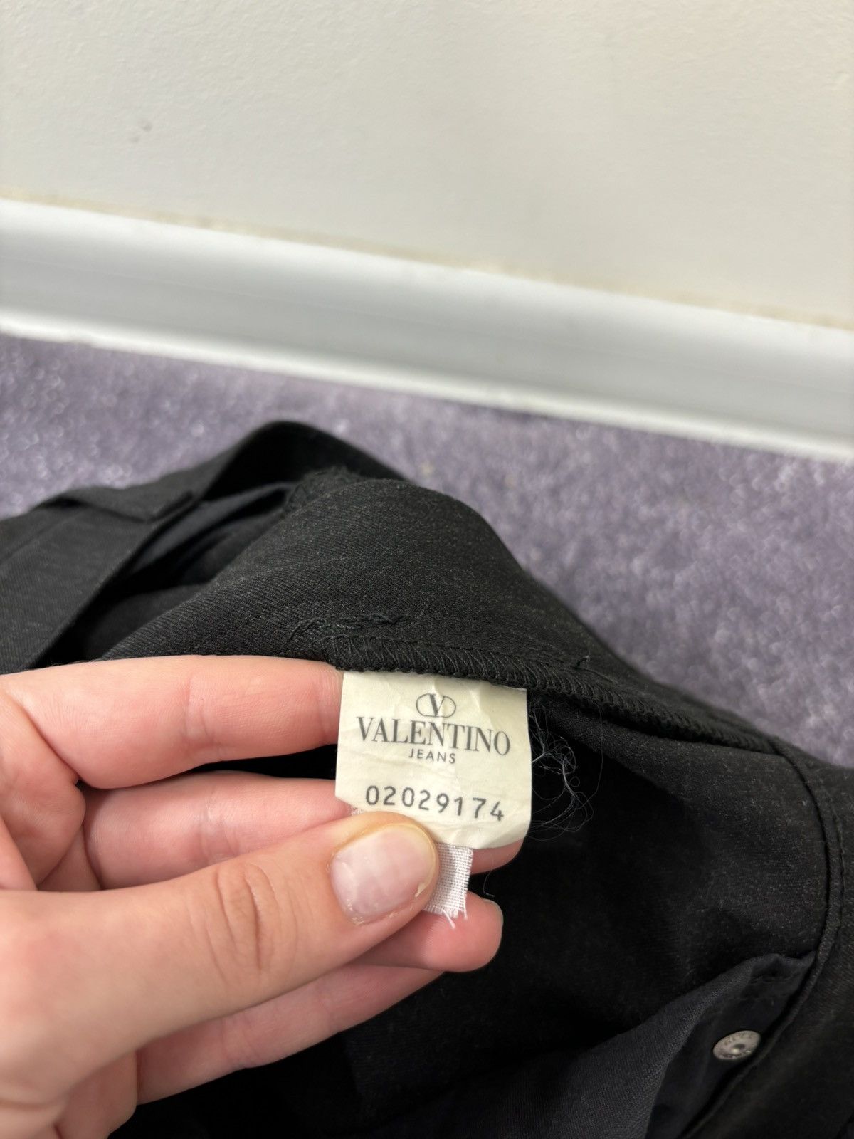 Valentino Vintage Valentino Women’s Straight Fit Black Pants Trousers Size 30" / US 8 / IT 44 - 11 Thumbnail
