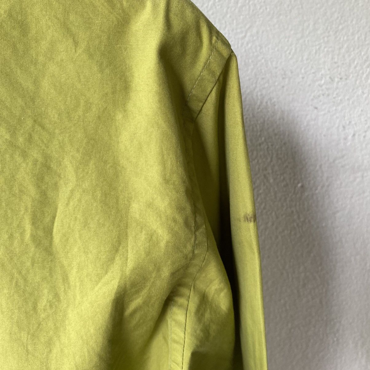 Japanese Brand POWDER Mandarin Chinese Style Green Shirt Size M / US 6-8 / IT 42-44 - 13 Thumbnail