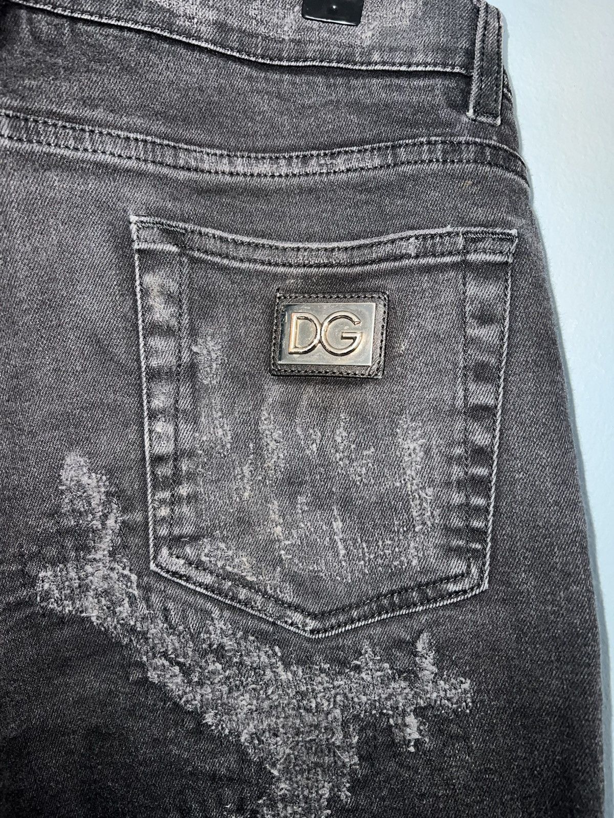 Dolce & Gabbana DOLCE & GABBANA DISTRESSED SKINNY JEANS Size US 34 / EU 50 - 5 Thumbnail