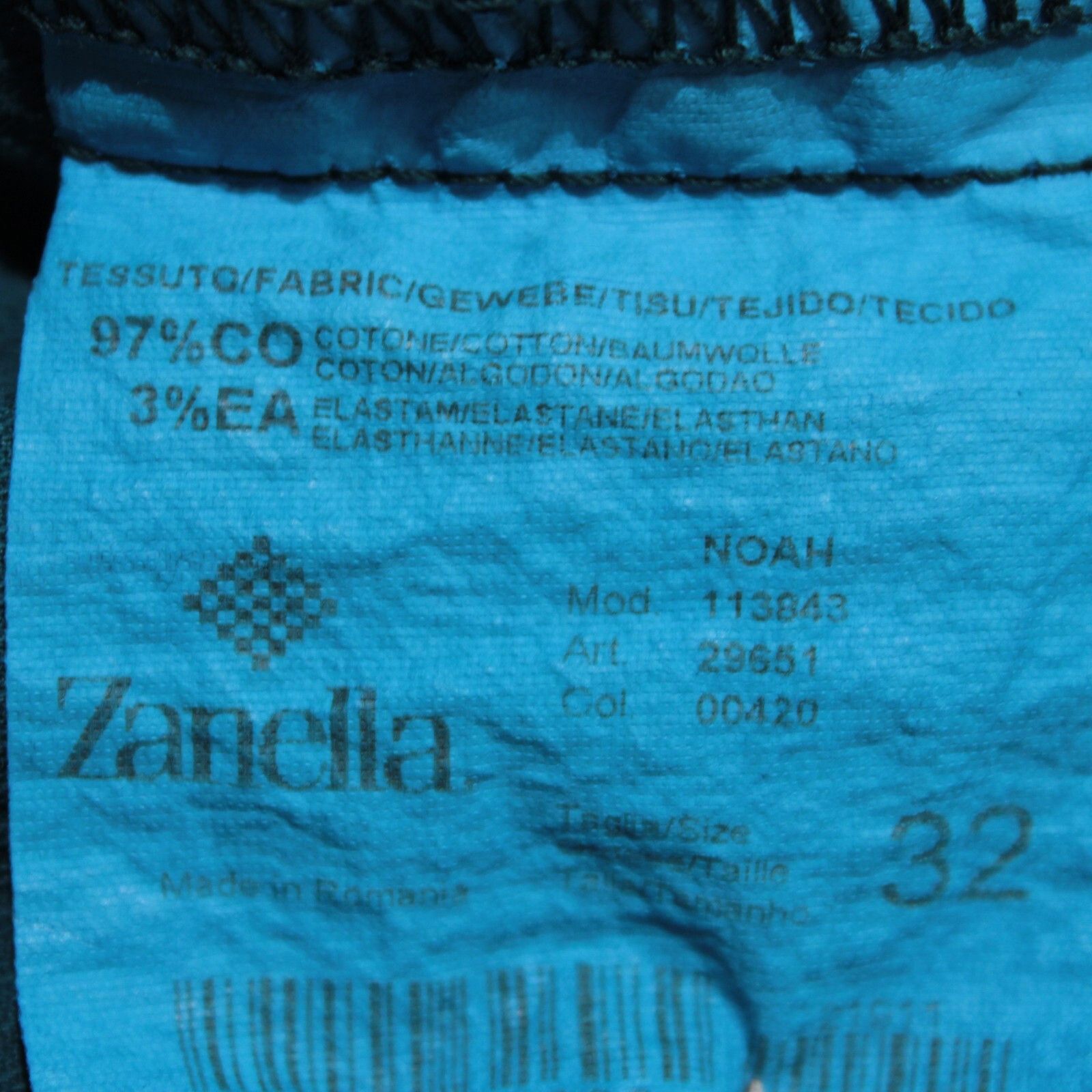 Zanella Zanella New with tags Chino Size 32 US In Blue Size US 32 / EU 48 - 5 Thumbnail