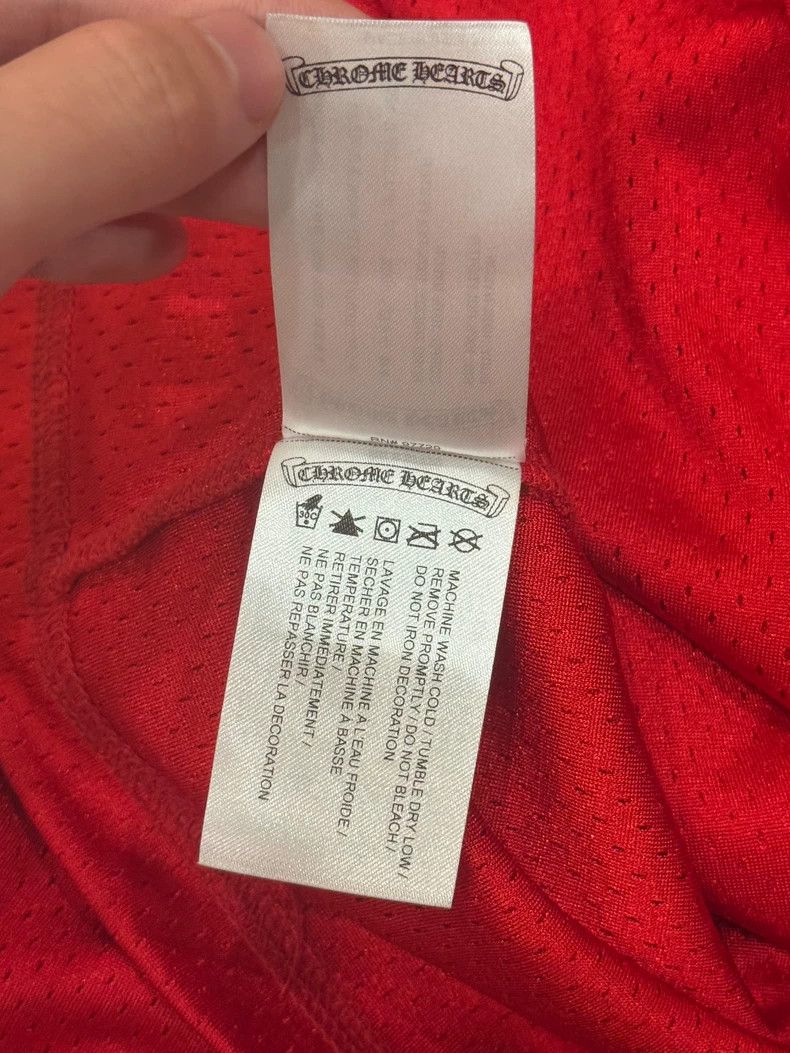 Chrome Hearts Chrome Hearts Red graffiti horseshoe hockey suit V-neck lo Size US M / EU 48-50 / 2 - 5 Thumbnail