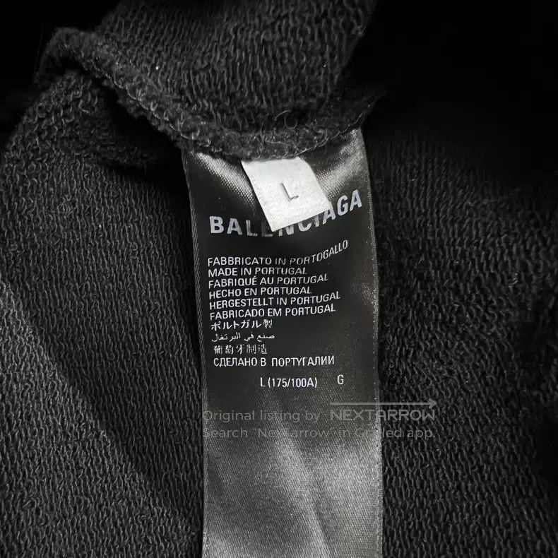 Balenciaga Balenciaga Coca-Cola Wave Embroidered Logo Hoodie in Black Size US L / EU 52-54 / 3 - 5 Thumbnail