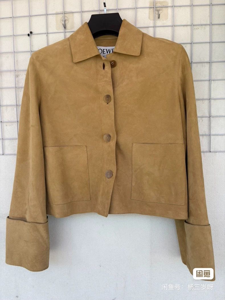 Loewe LOEWE Skinny leather jacket with rolled-up cuffs Size S / US 4 / IT 40 - 1 Thumbnail