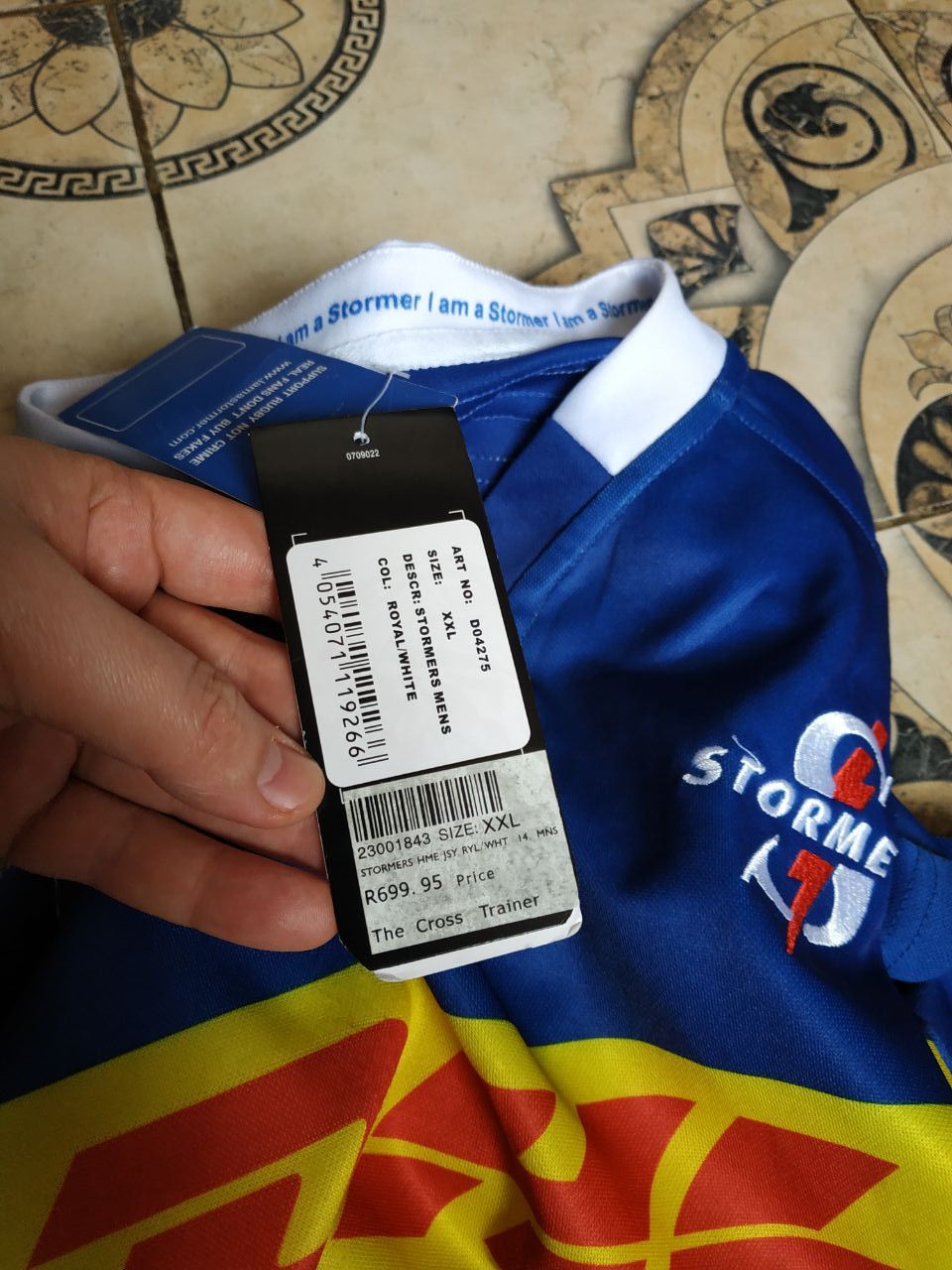 Adidas Adidas Stormers Rugby Jersey 2014 DHL Rugby Shirt L NWT Size US L / EU 52-54 / 3 - 12 Thumbnail