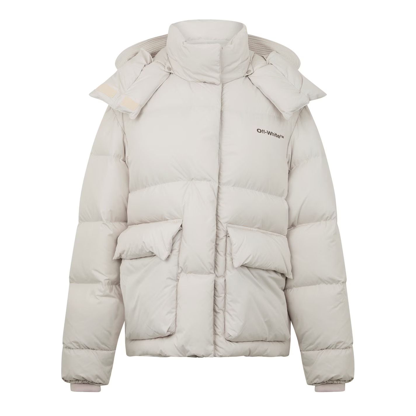 Off-White o1g2r1mq0125 Puffer Jacket in Off White Size M / US 6-8 / IT 42-44 - 1 Thumbnail