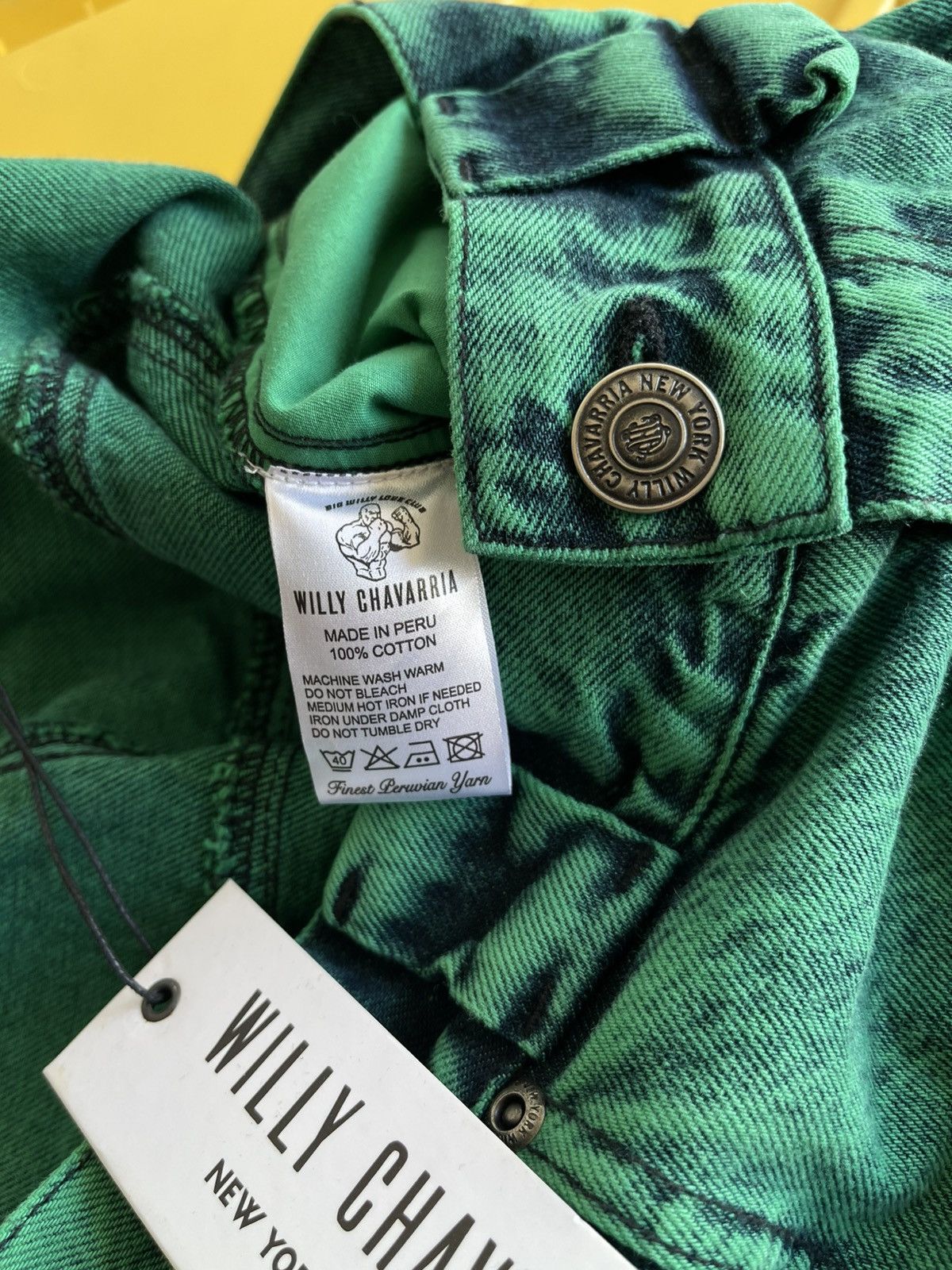 Willy Chavarria WILLY CHAVARRIA DOWNTOWN OVER GREEN DENIM SET Size US M / EU 48-50 / 2 - 13 Thumbnail