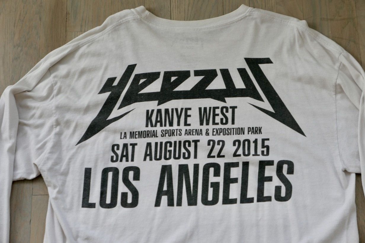 Kanye West Yeezus Tour Merch Long Sleeve Shirt Size US XL / EU 56 / 4 - 4 Thumbnail