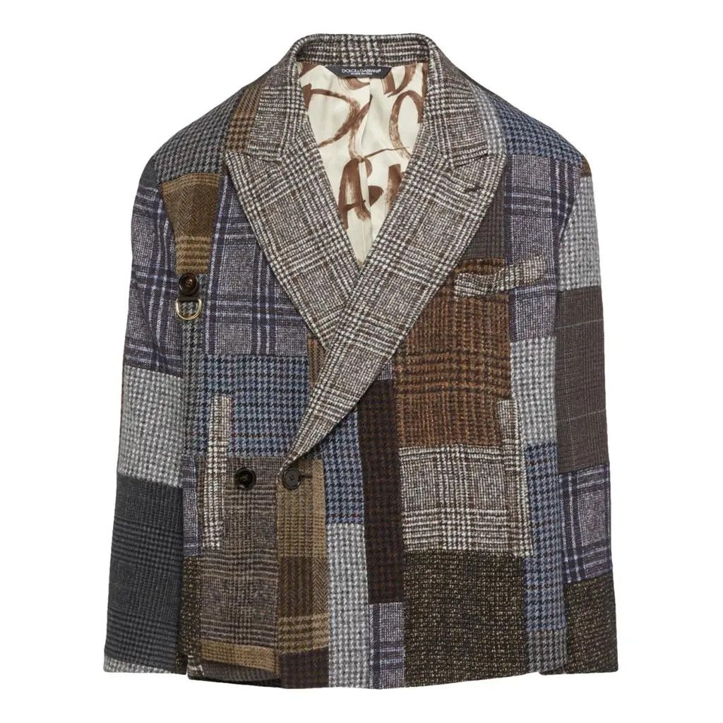 Dolce & Gabbana o1y1224 Blazer in Multicolor Size US M / EU 48-50 / 2 - 1 Thumbnail