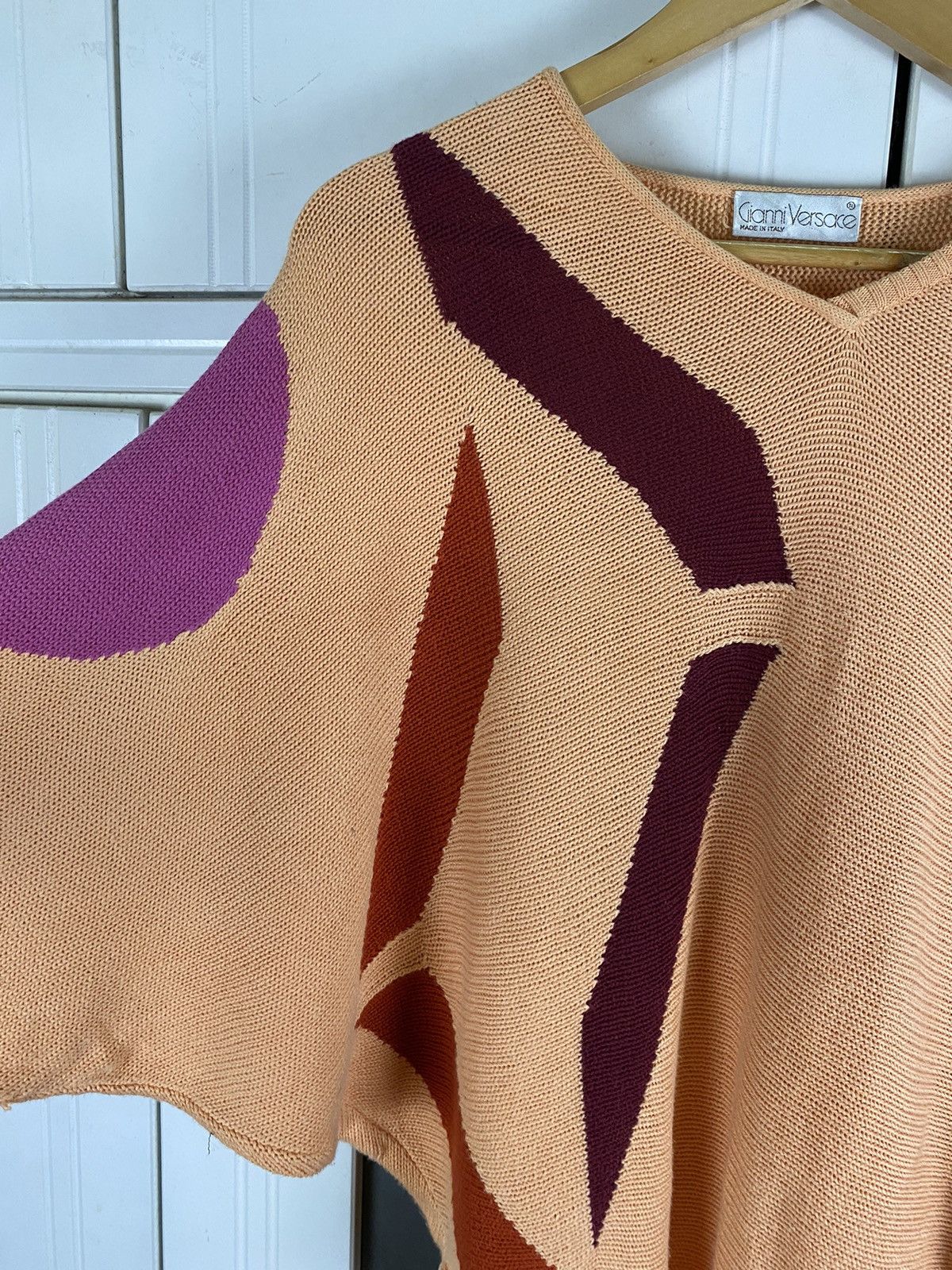 Versace × Vintage Vintage Giani Versace 80s Sweater Knit Size M / US 6-8 / IT 42-44 - 5 Thumbnail
